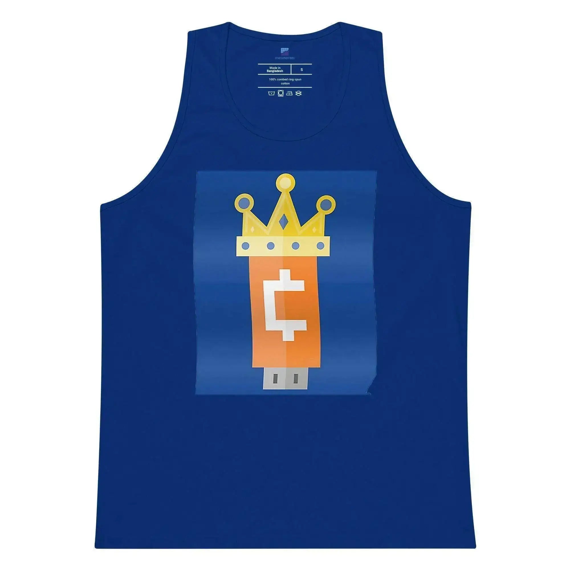 Crypto King Tank Top - InvestmenTees