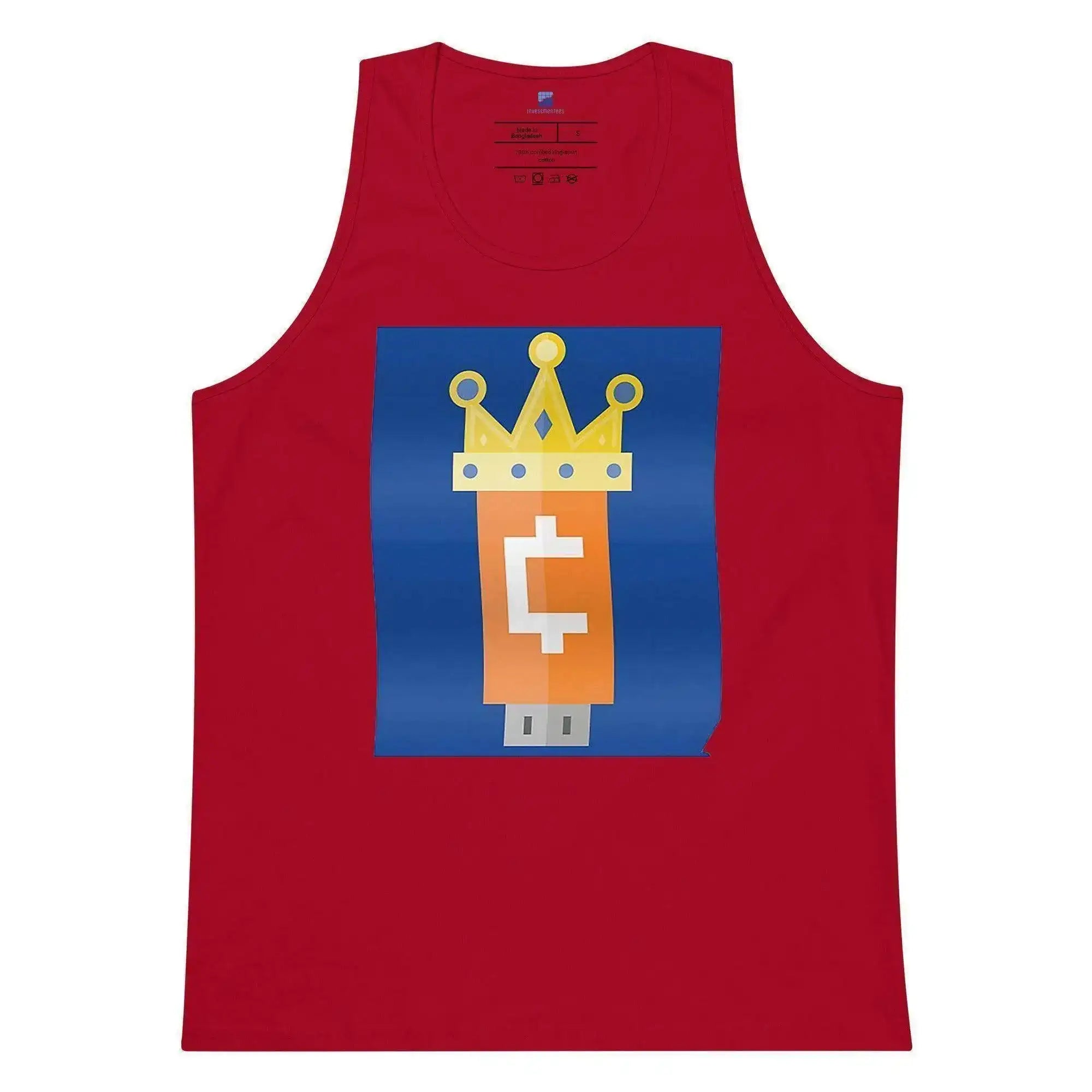 Crypto King Tank Top - InvestmenTees