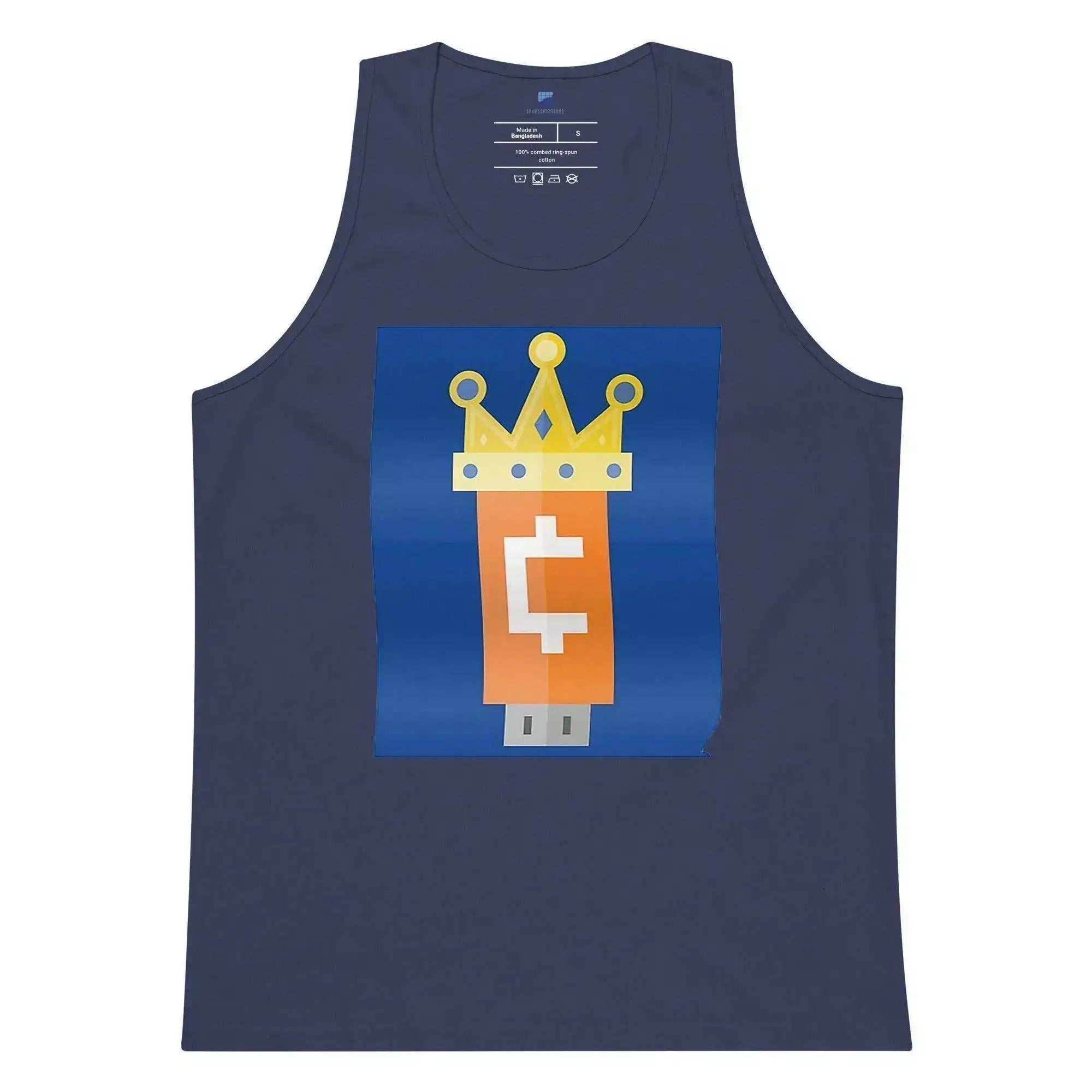 Crypto King Tank Top - InvestmenTees