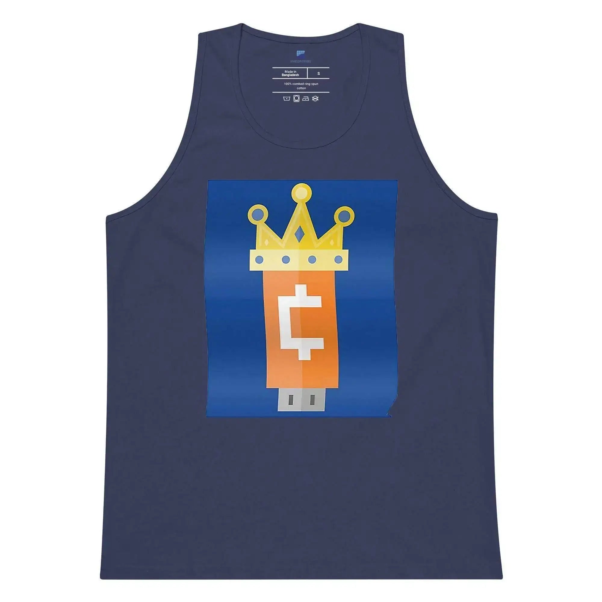 Crypto King Tank Top - InvestmenTees