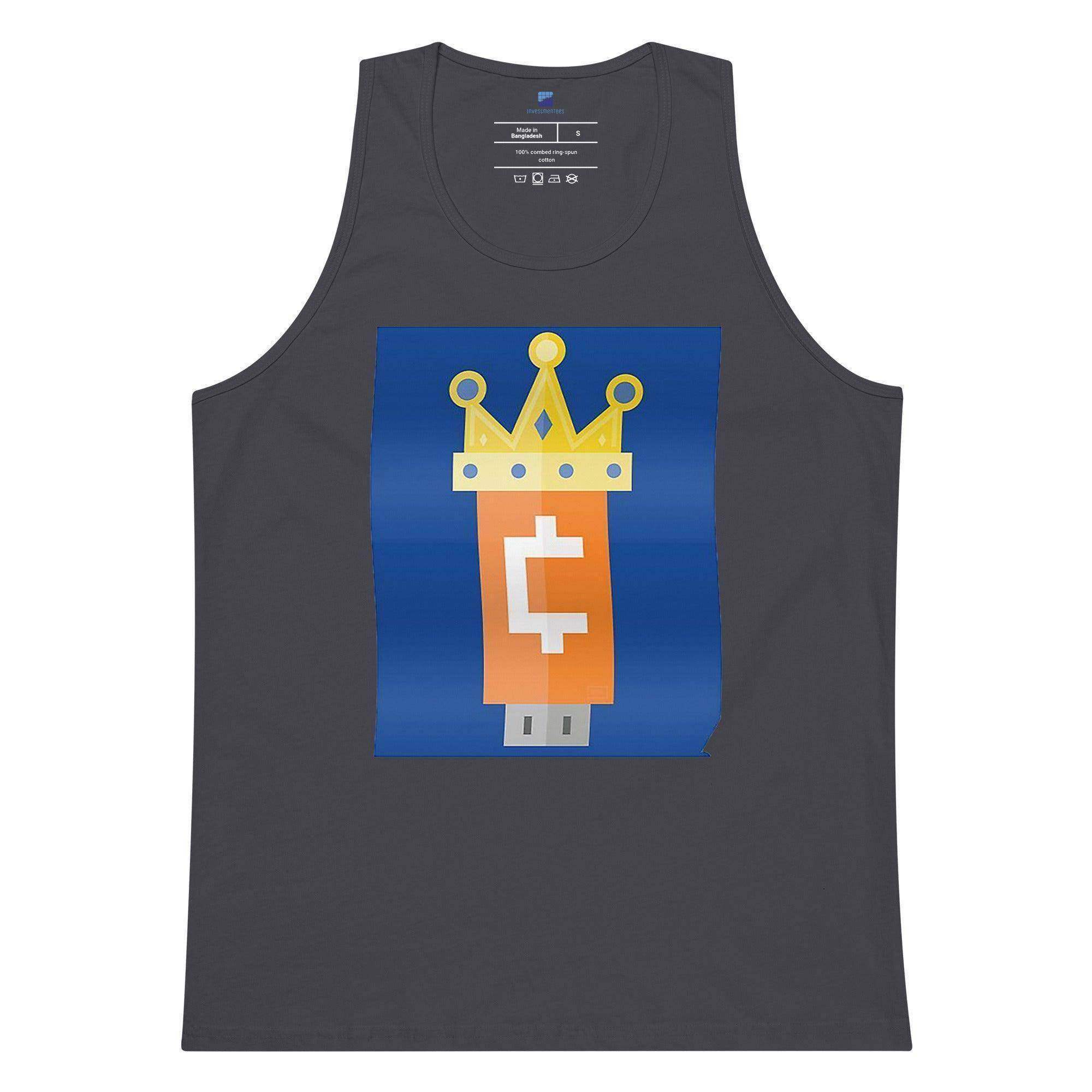 Crypto King Tank Top - InvestmenTees