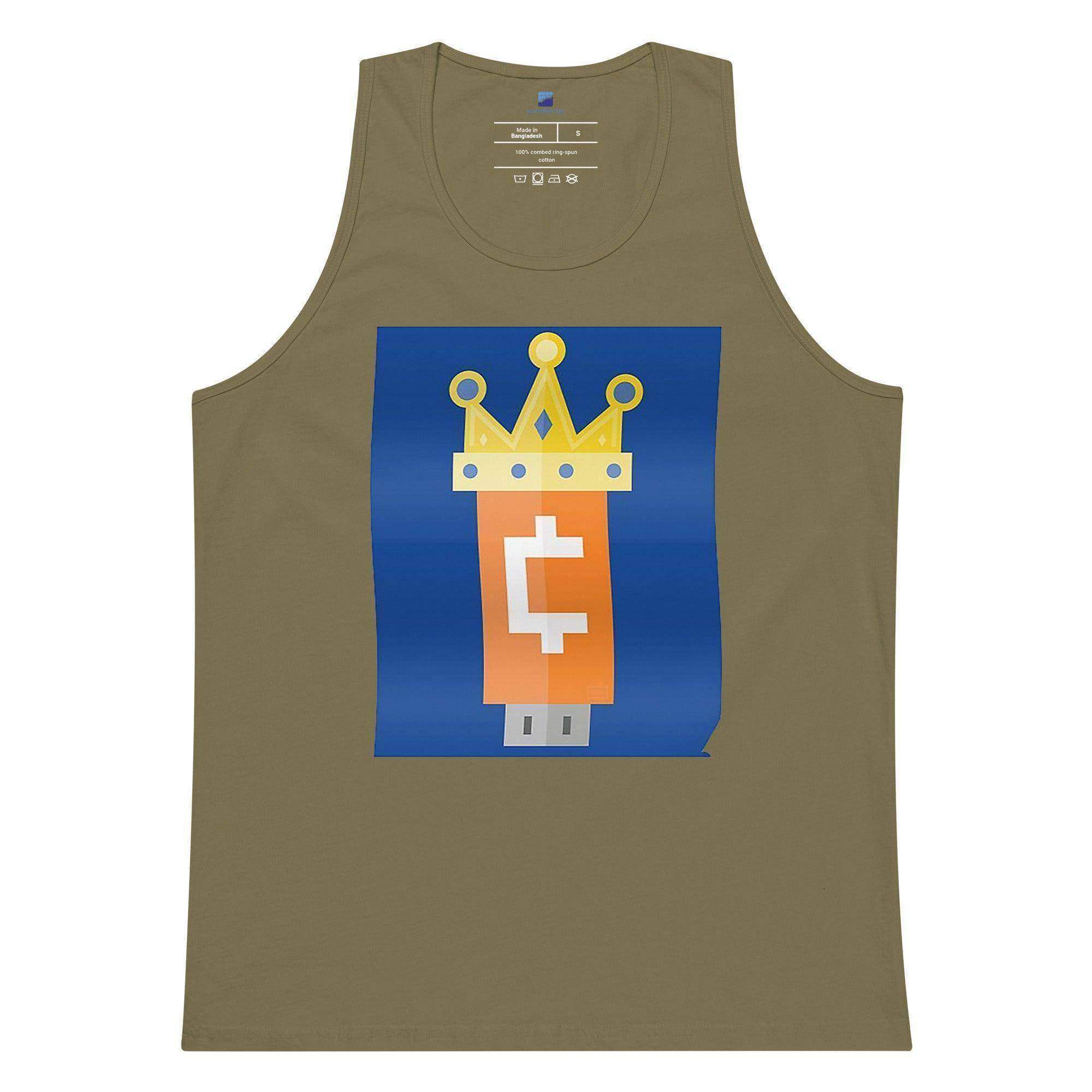 Crypto King Tank Top - InvestmenTees