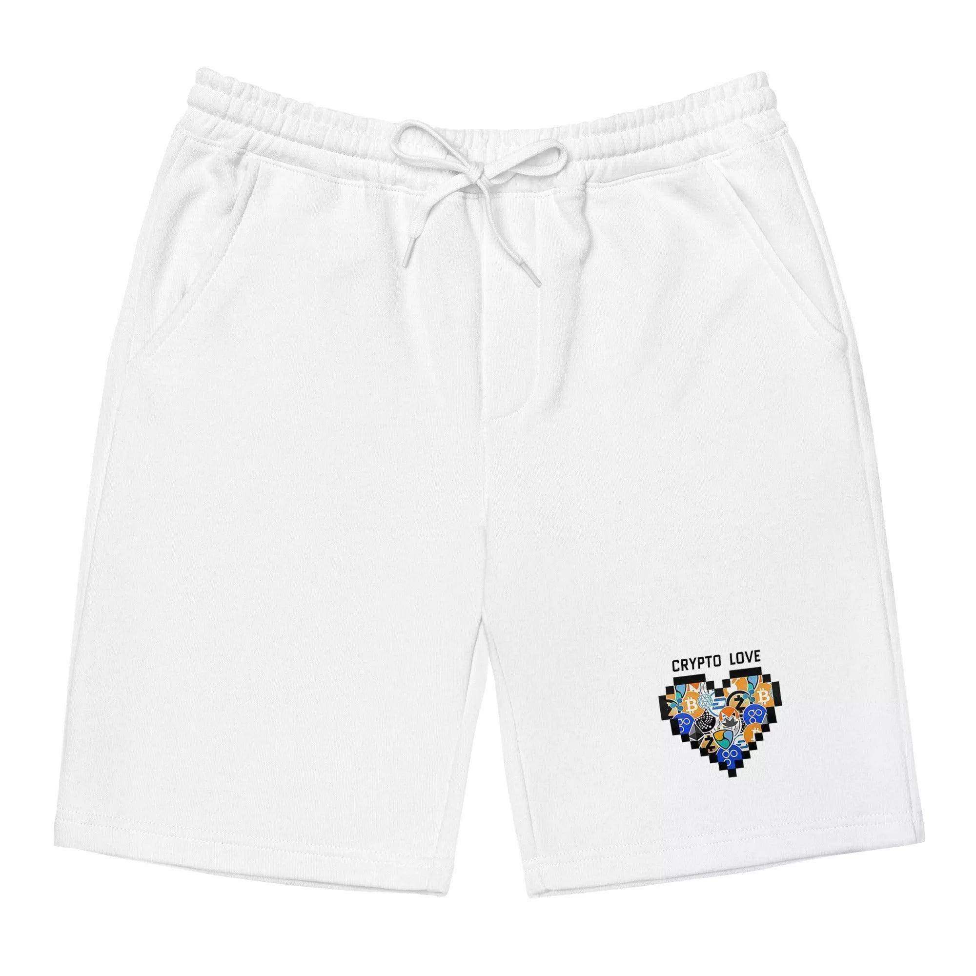 Crypto Love Fleece Shorts - InvestmenTees