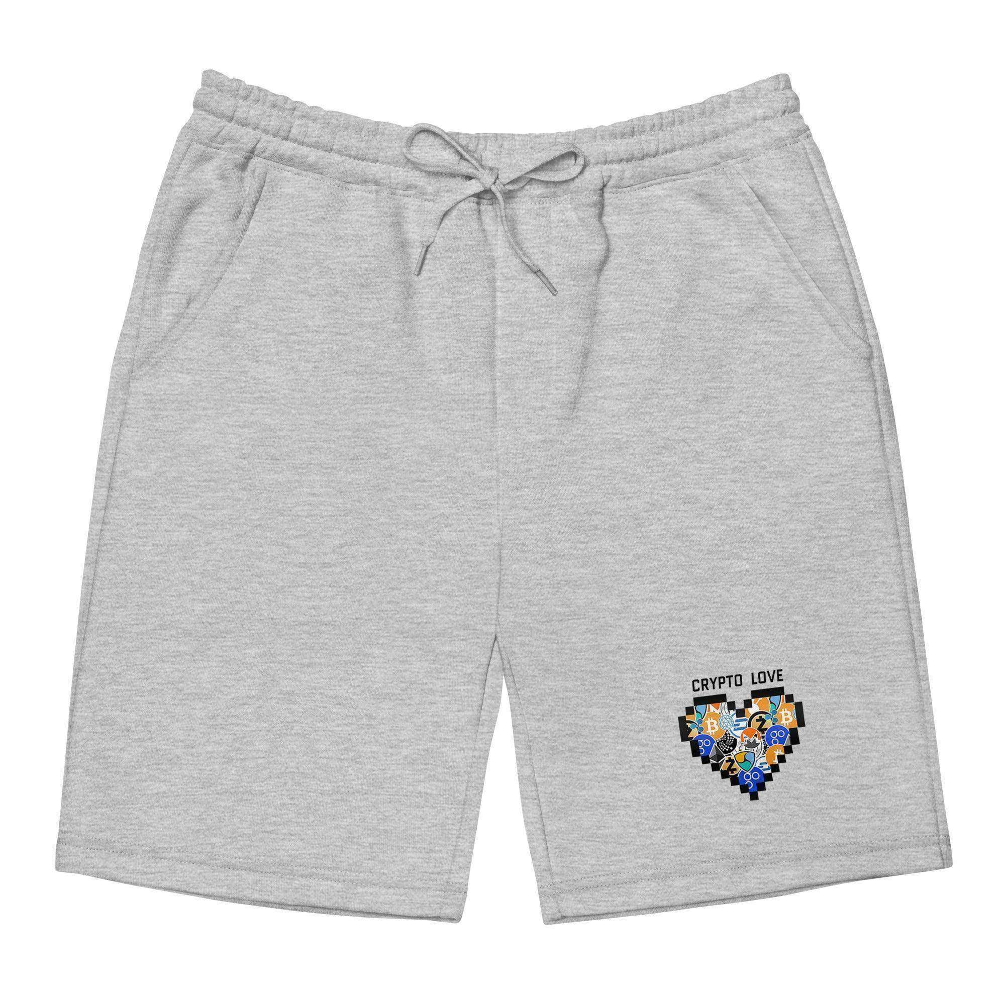 Crypto Love Fleece Shorts - InvestmenTees