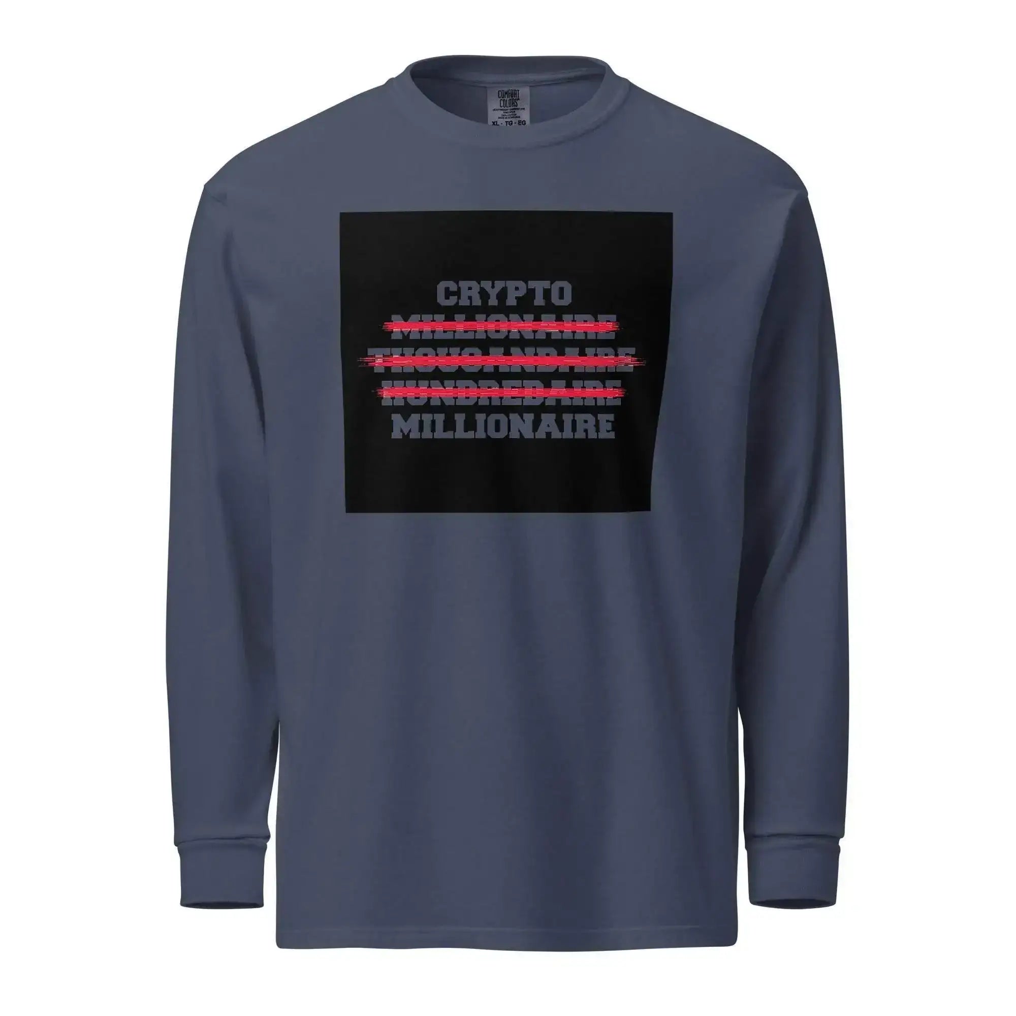 Crypto Millionaire Long Sleeve T-Shirt - InvestmenTees