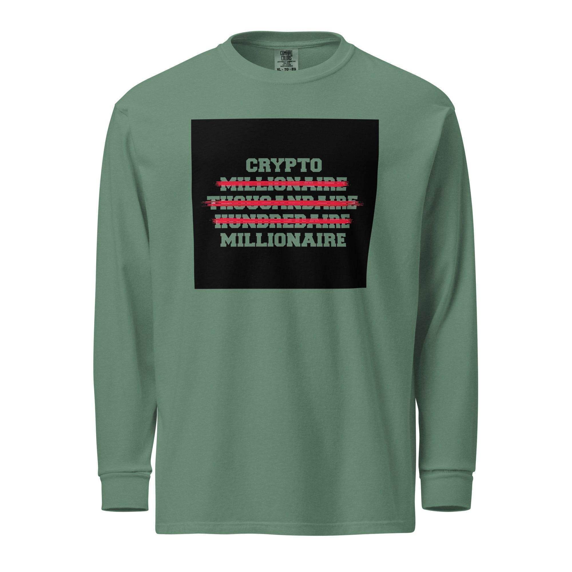 Crypto Millionaire Long Sleeve T-Shirt - InvestmenTees