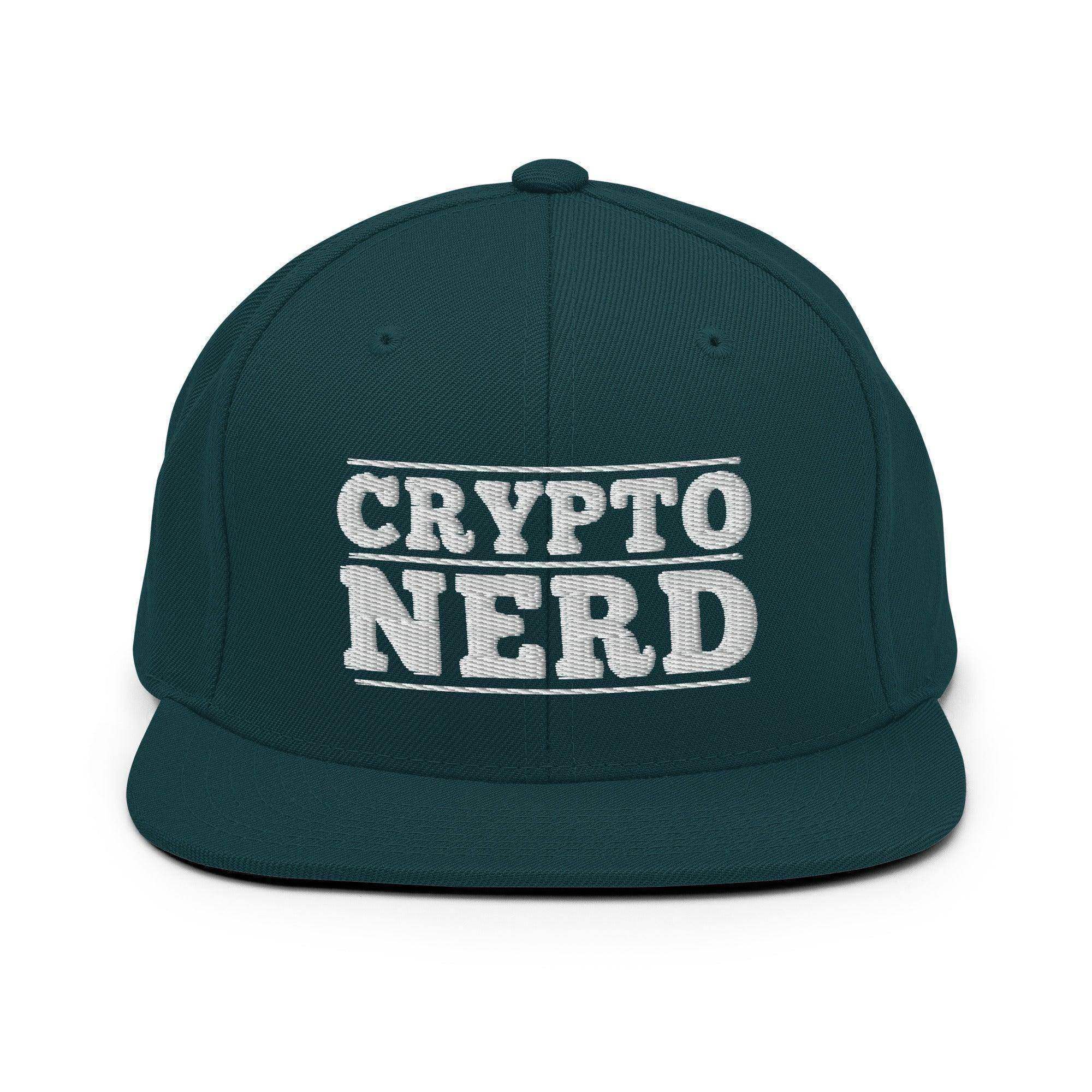 Crypto Nerd Snapback Hat - InvestmenTees