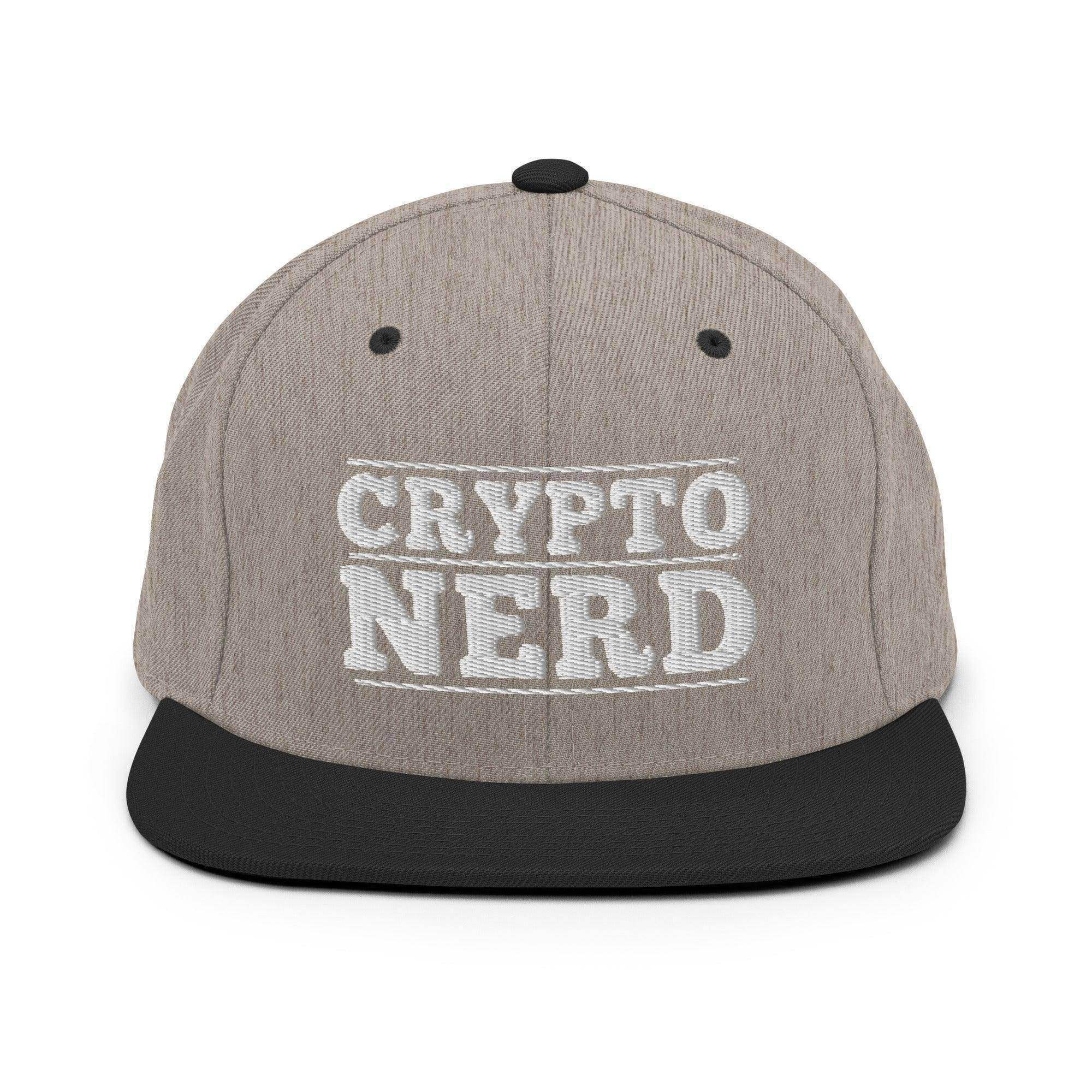Crypto Nerd Snapback Hat - InvestmenTees