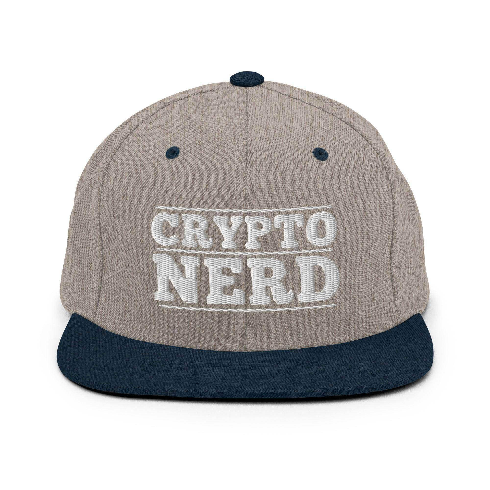 Crypto Nerd Snapback Hat - InvestmenTees