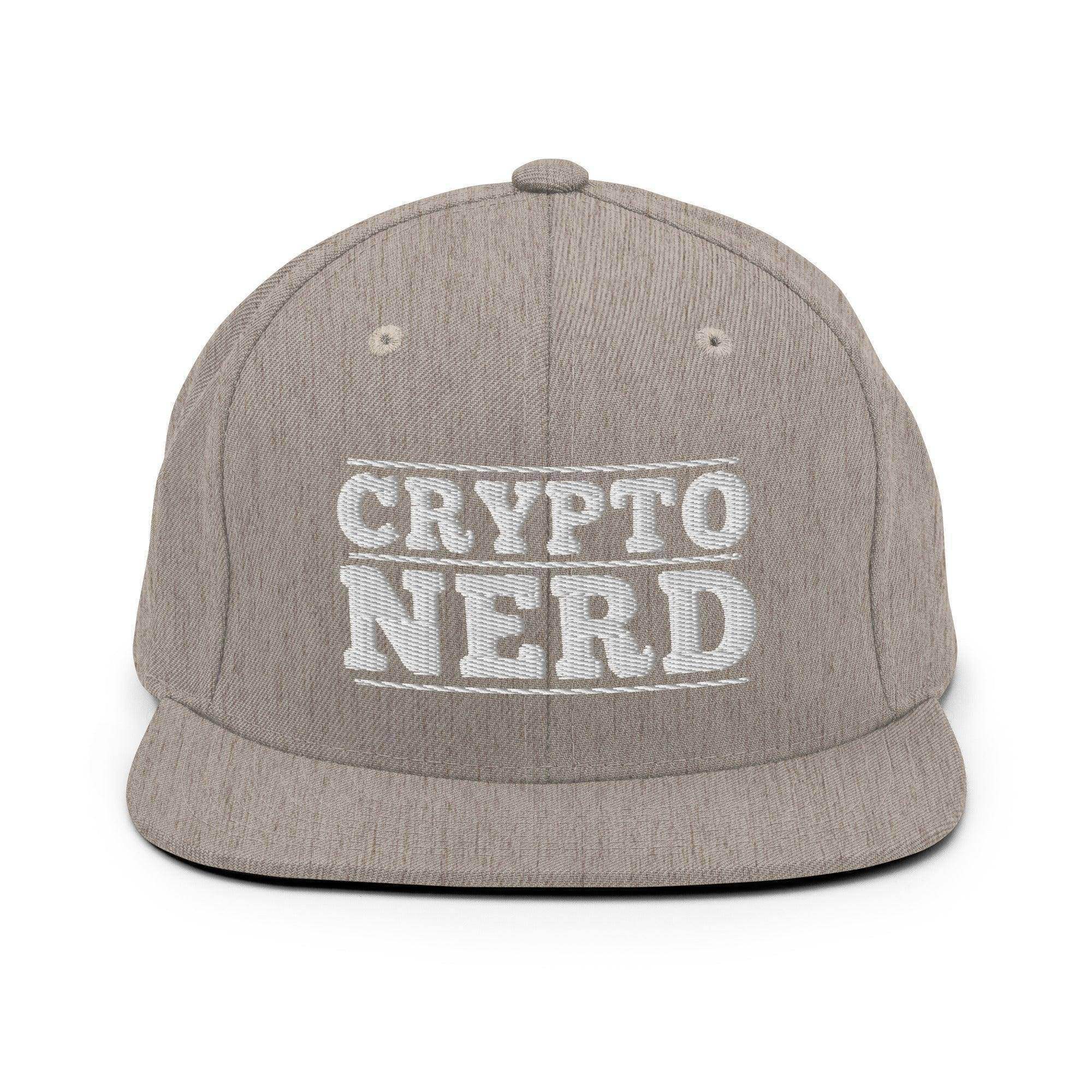 Crypto Nerd Snapback Hat - InvestmenTees