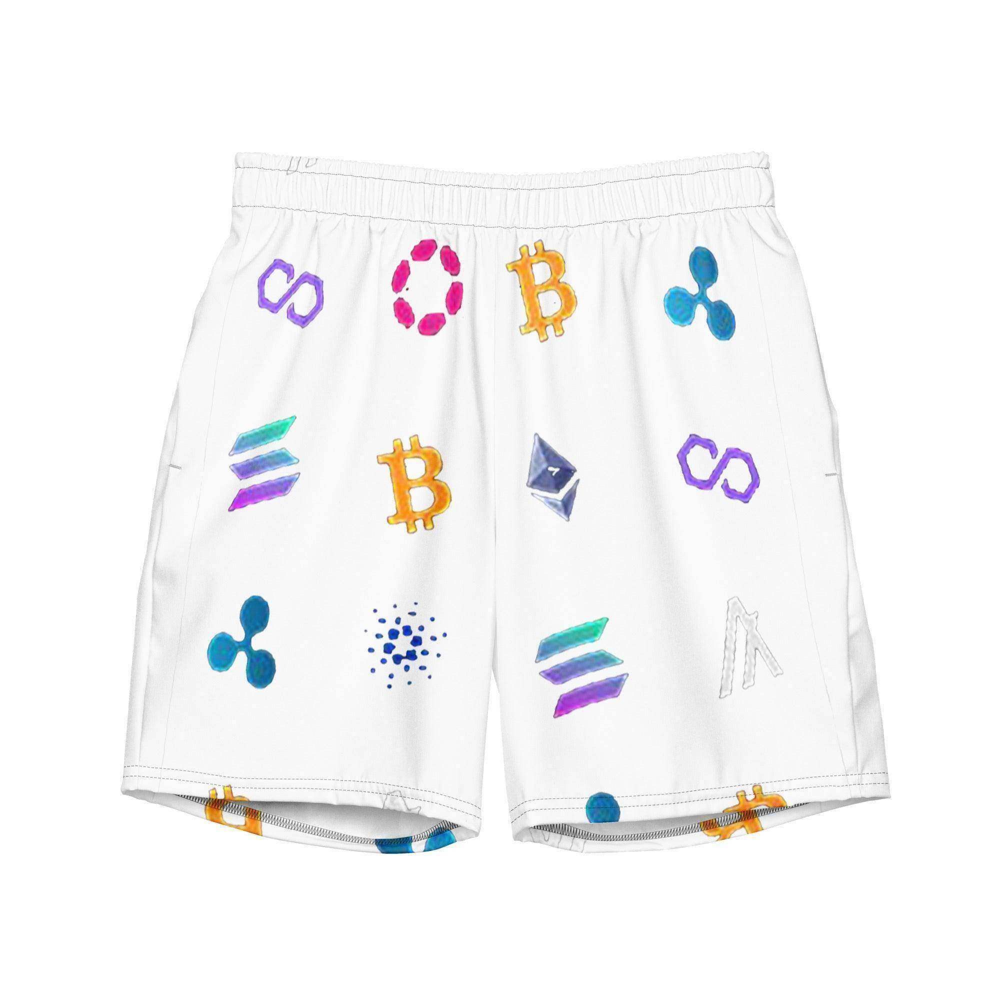 Crypto | Cryptocurrency Swim Trunks - InvestmenTees