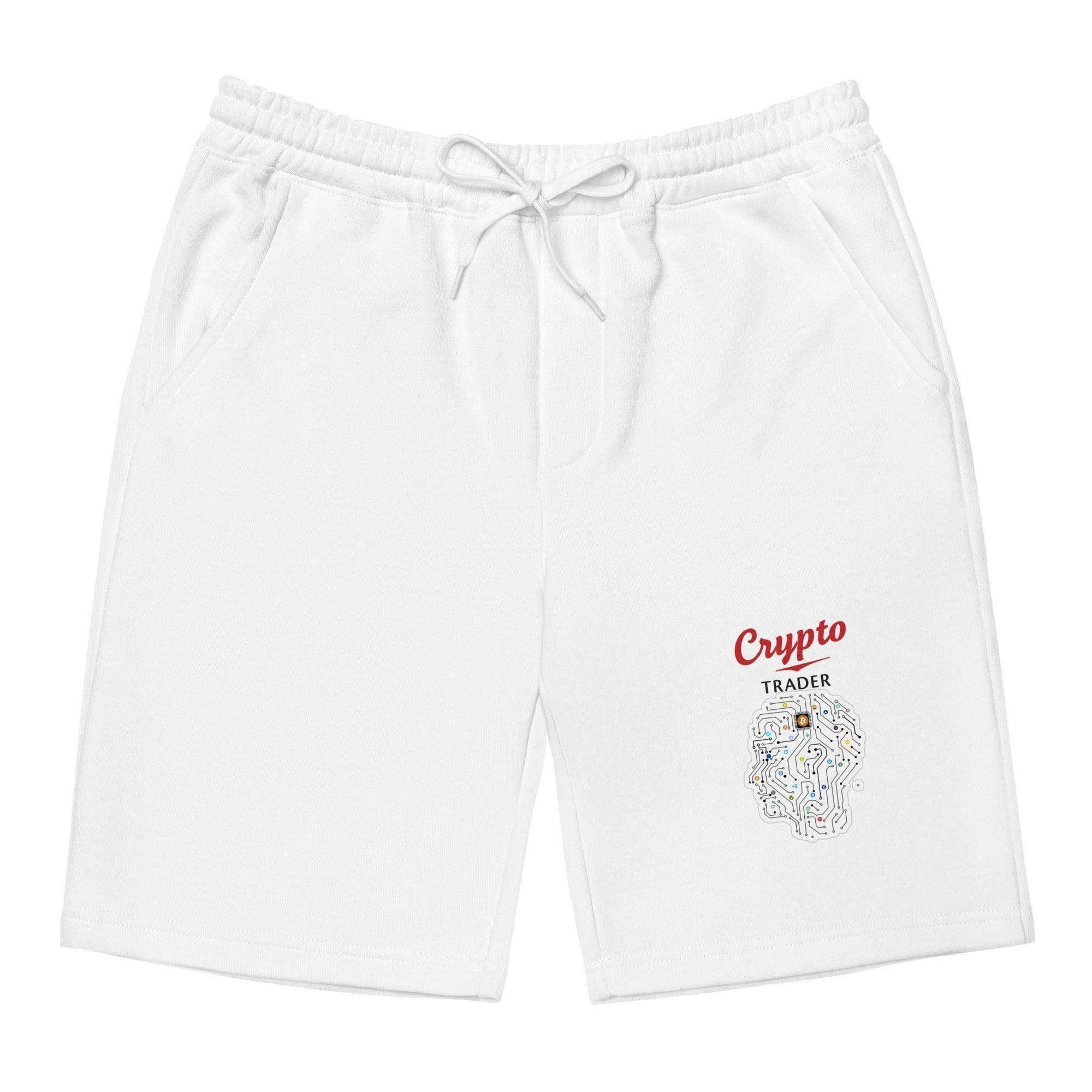 Crypto | Trader Head Fleece Shorts - InvestmenTees