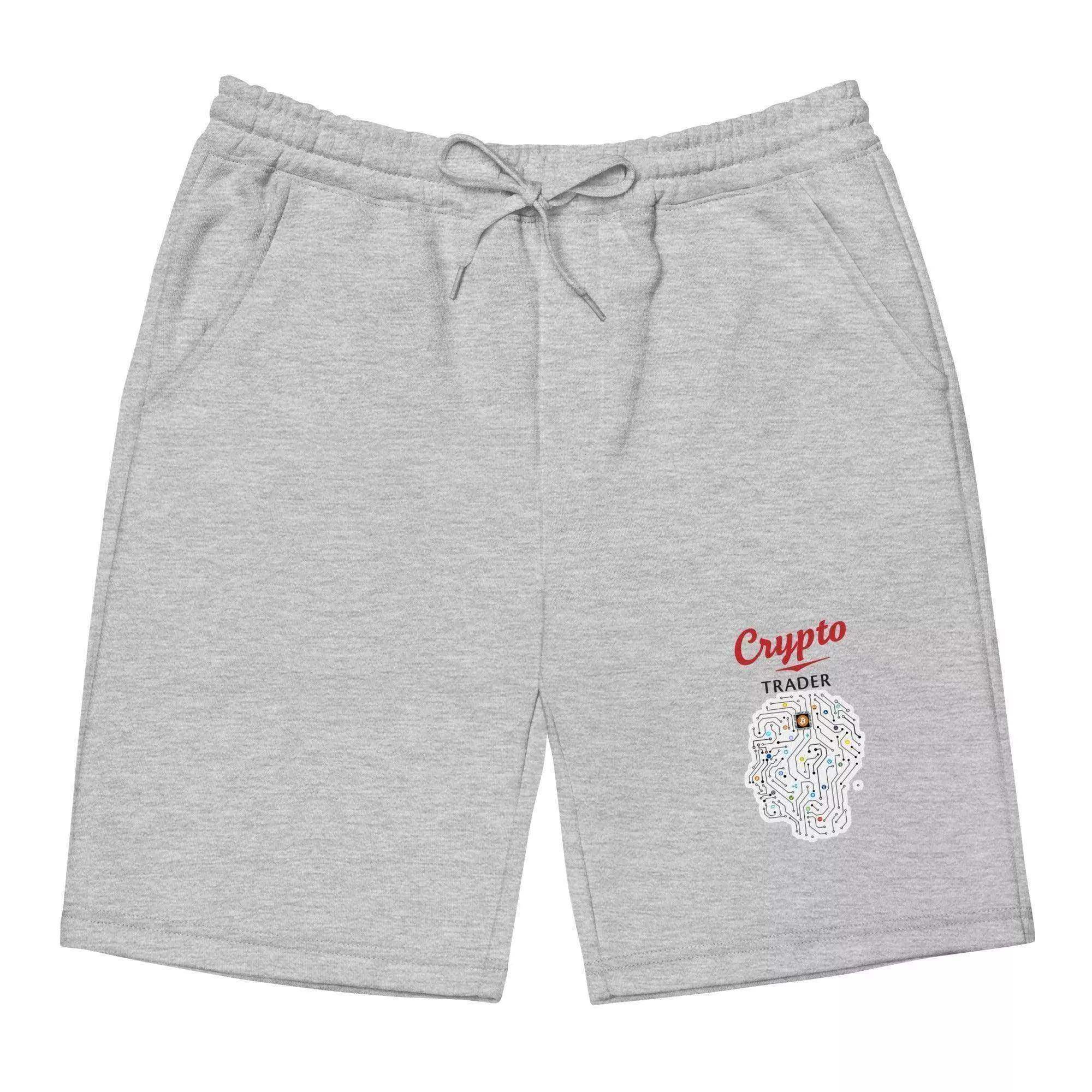 Crypto | Trader Head Fleece Shorts - InvestmenTees
