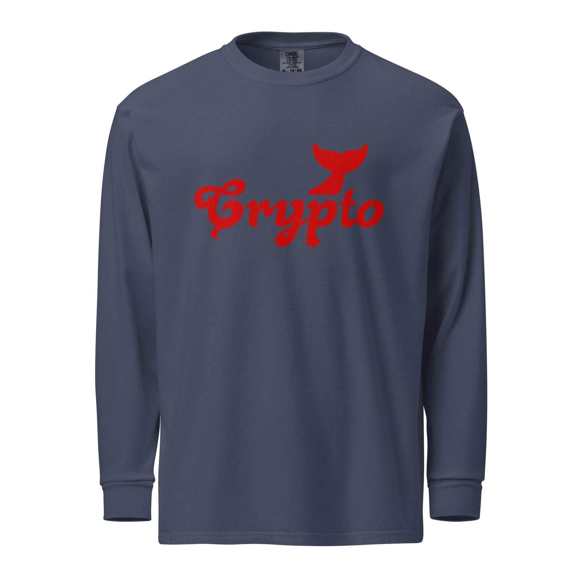 Crypto Whale Long Sleeve T-Shirt - InvestmenTees