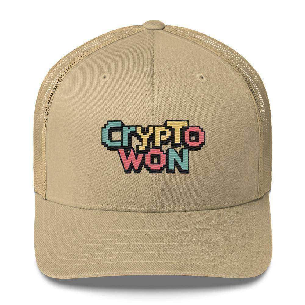 Crypto Won Trucker Cap - InvestmenTees