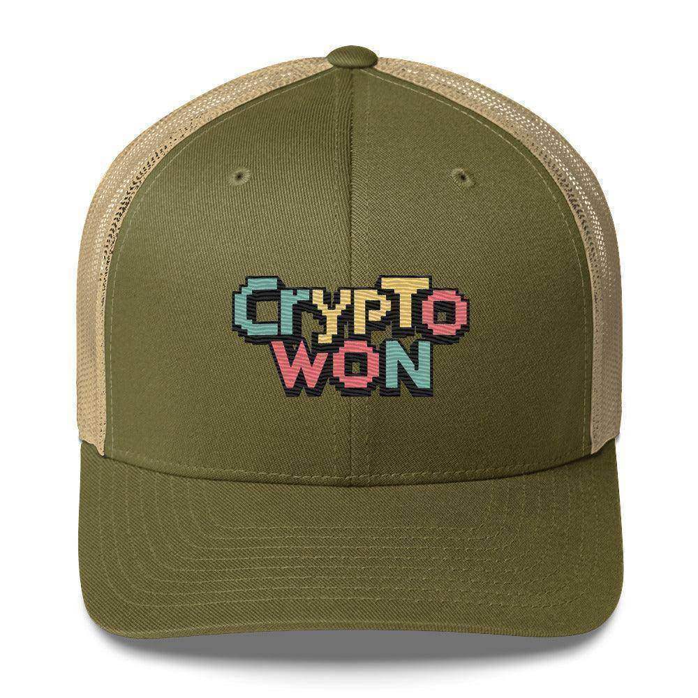 Crypto Won Trucker Cap - InvestmenTees