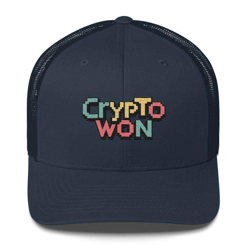 Crypto Won Trucker Cap - InvestmenTees