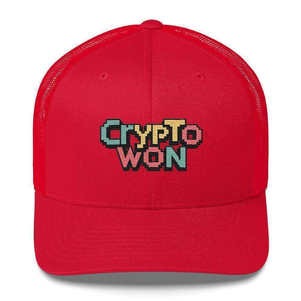 Crypto Won Trucker Cap - InvestmenTees