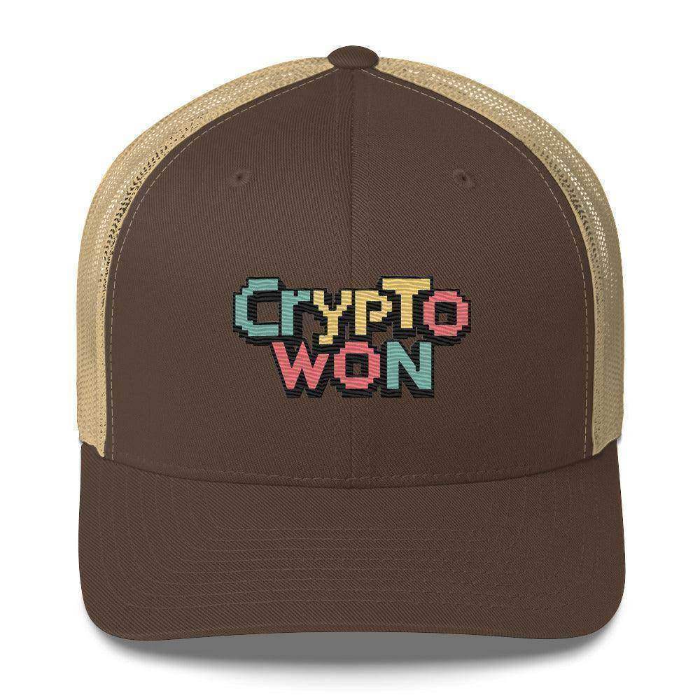 Crypto Won Trucker Cap - InvestmenTees