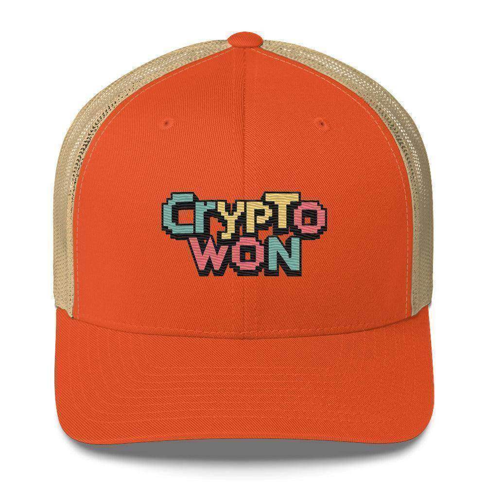Crypto Won Trucker Cap - InvestmenTees