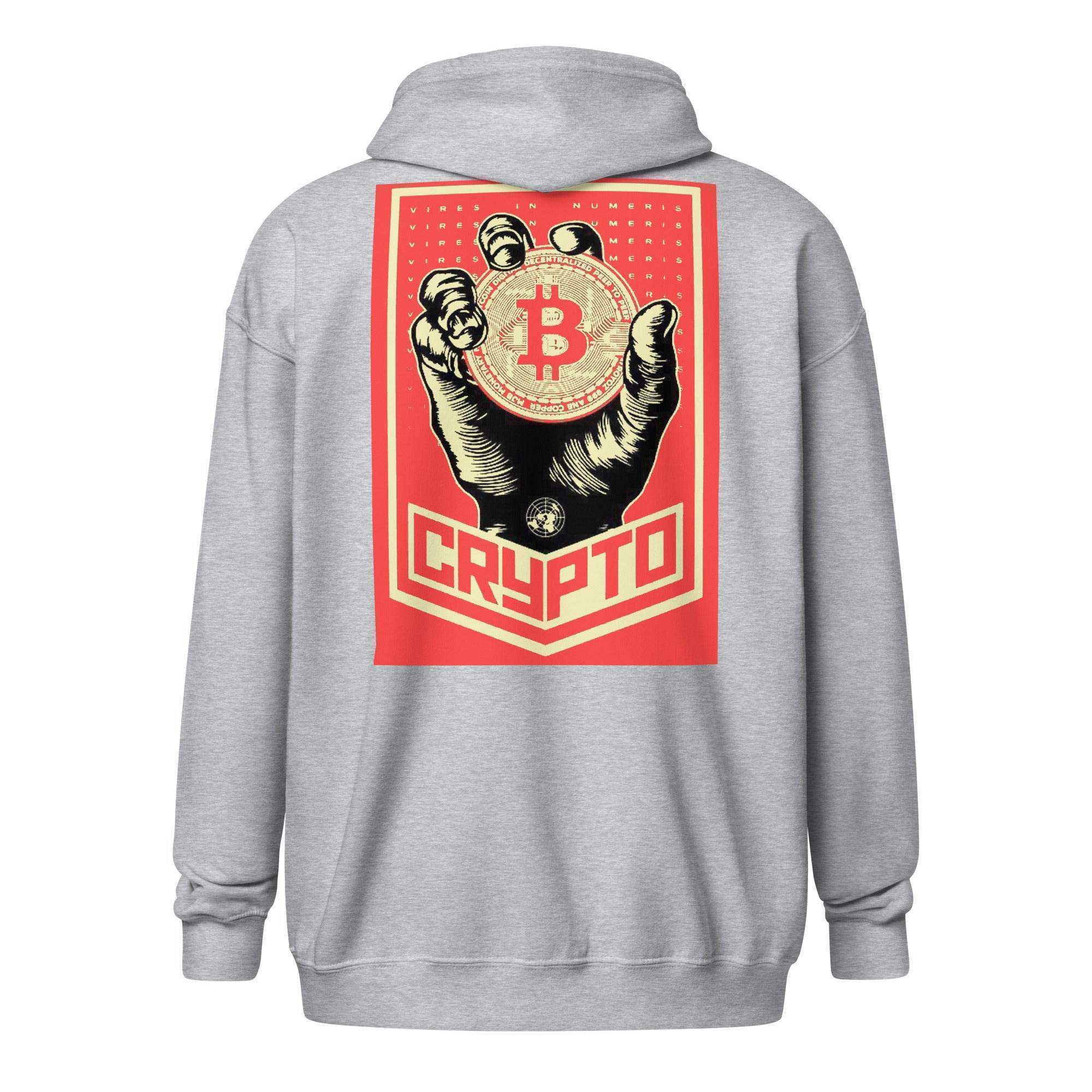 Crypto Zip Up Hoodie - InvestmenTees