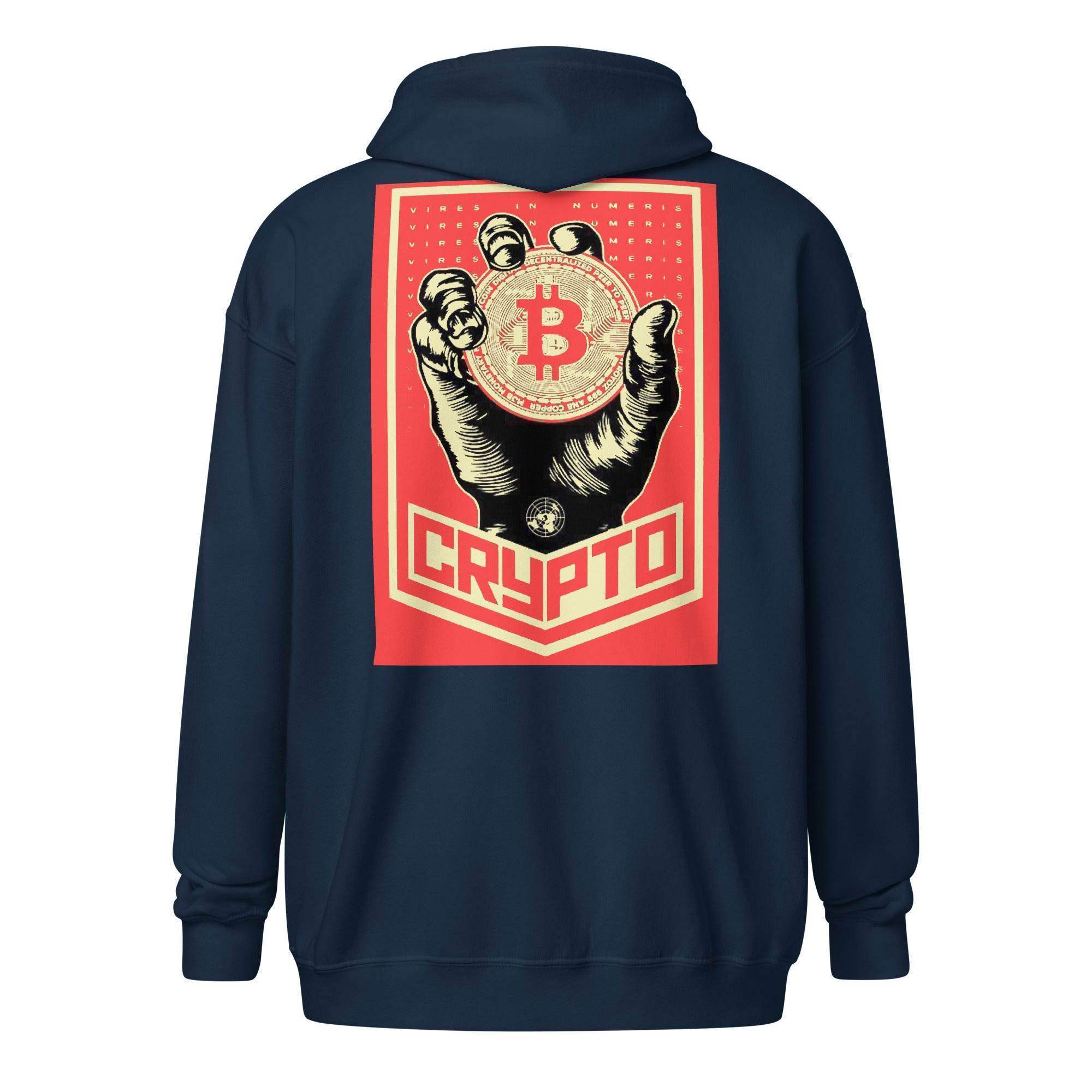 Crypto Zip Up Hoodie - InvestmenTees