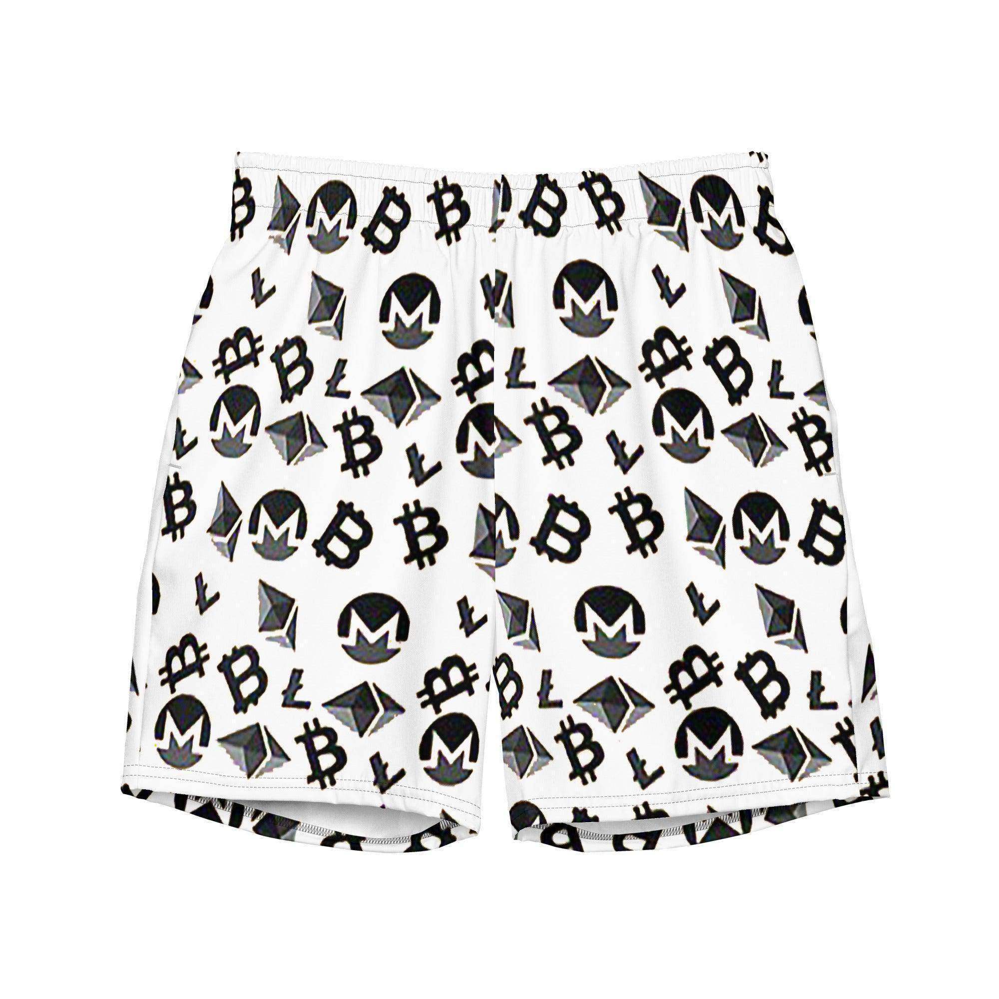 Cryptocurrency Swim Trunks - InvestmenTees