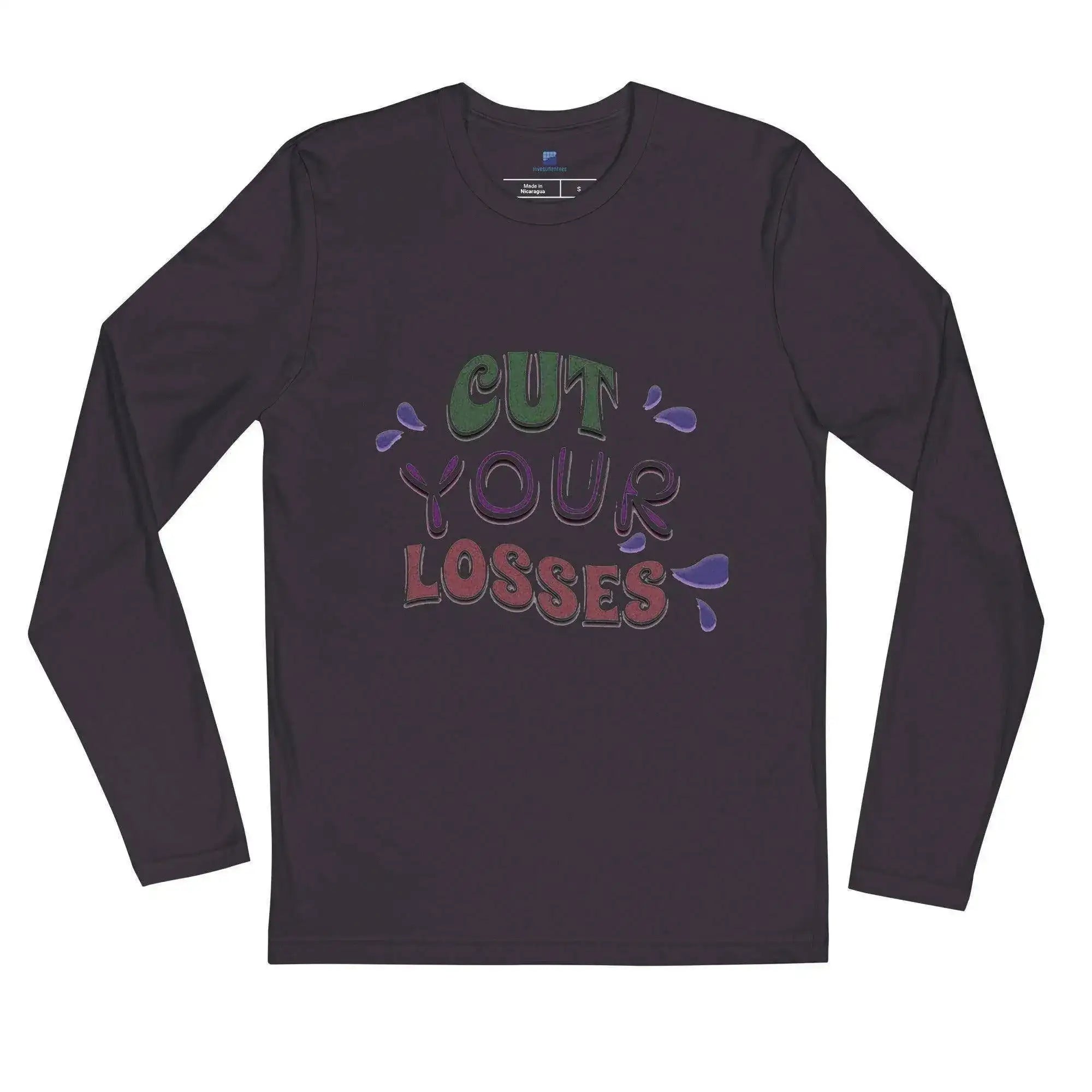 Cut Your Losses Long Sleeve T-Shirt - InvestmenTees