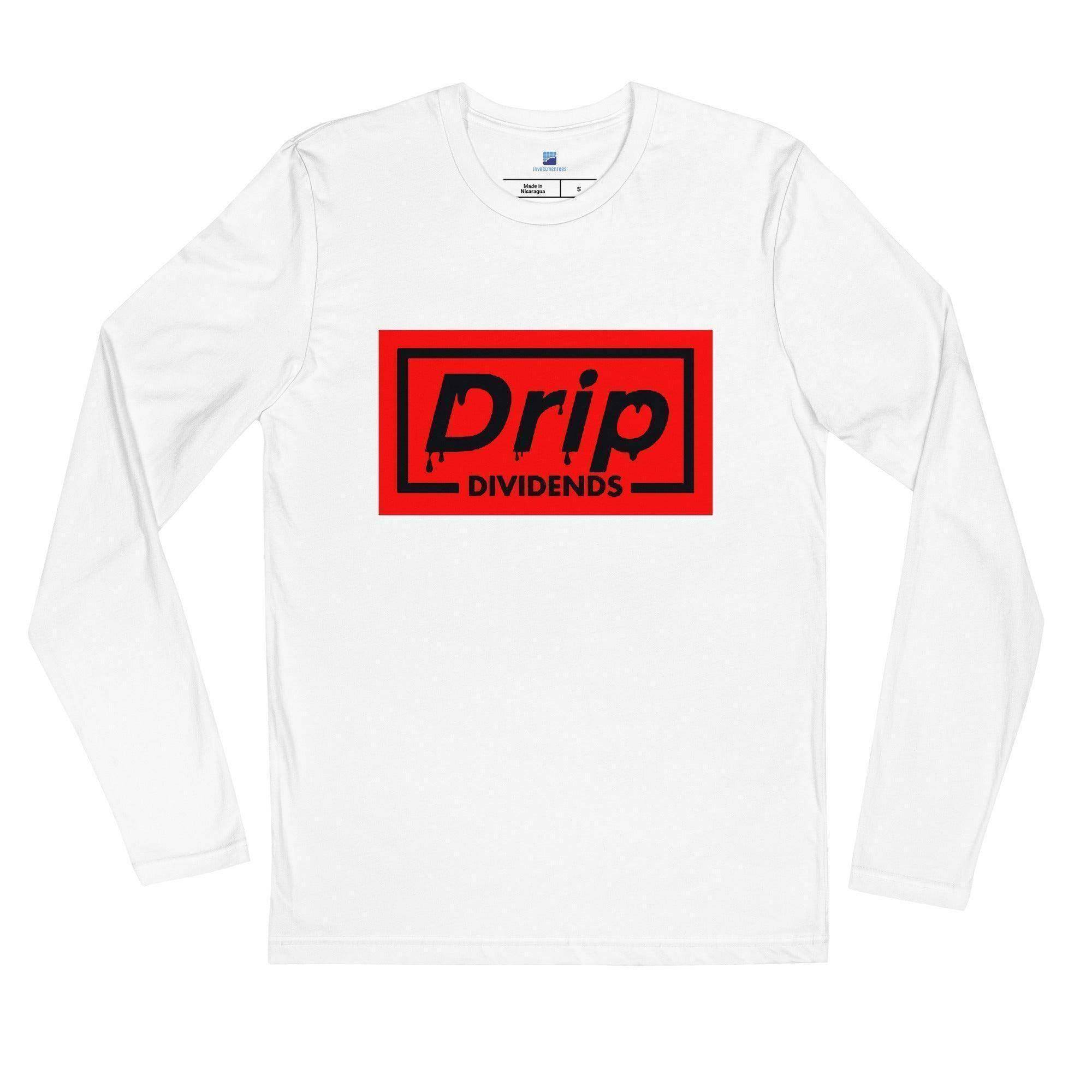D.R.I.P. | Dividends Long Sleeve T-Shirt - InvestmenTees