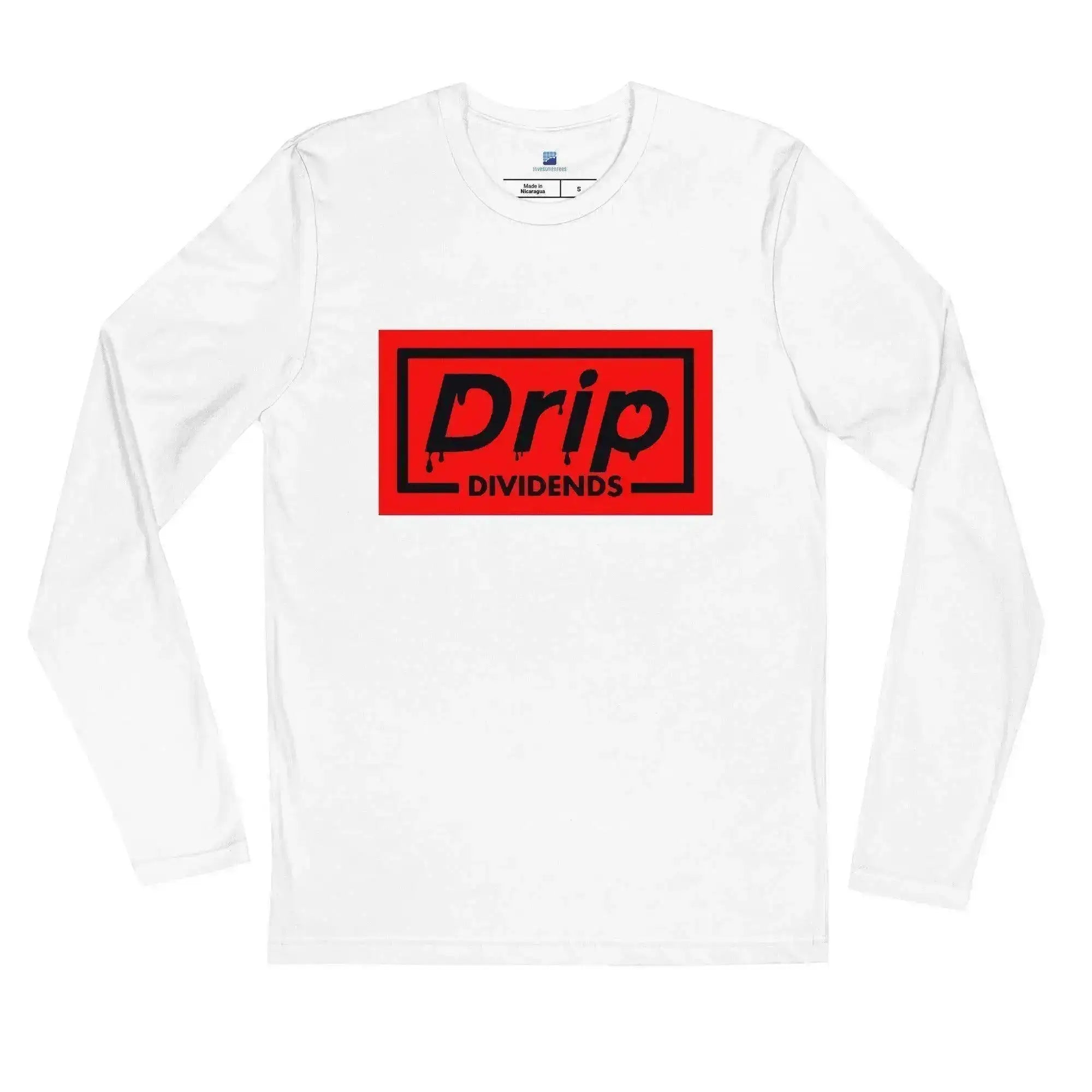 D.R.I.P. | Dividends Long Sleeve T-Shirt - InvestmenTees