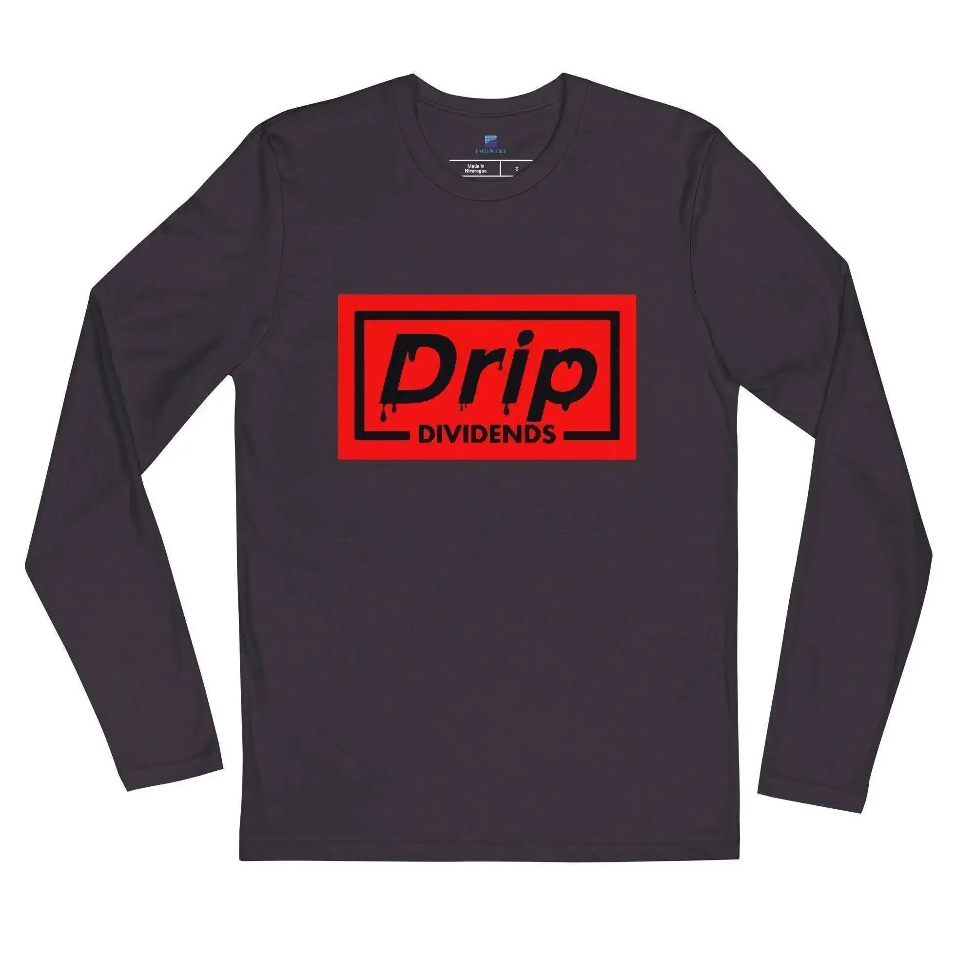 D.R.I.P. | Dividends Long Sleeve T-Shirt - InvestmenTees