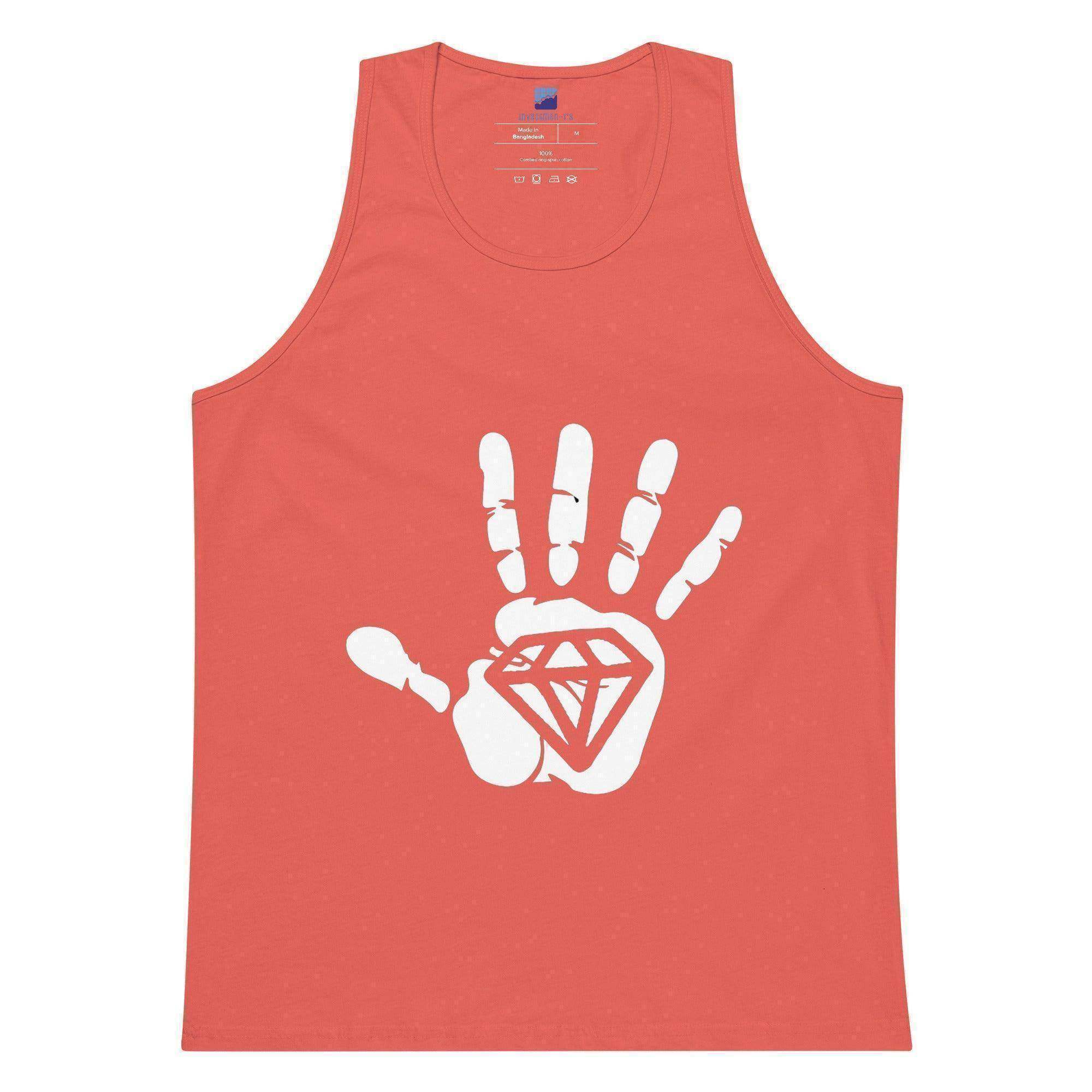 Diamond Palm White Tank Top - InvestmenTees