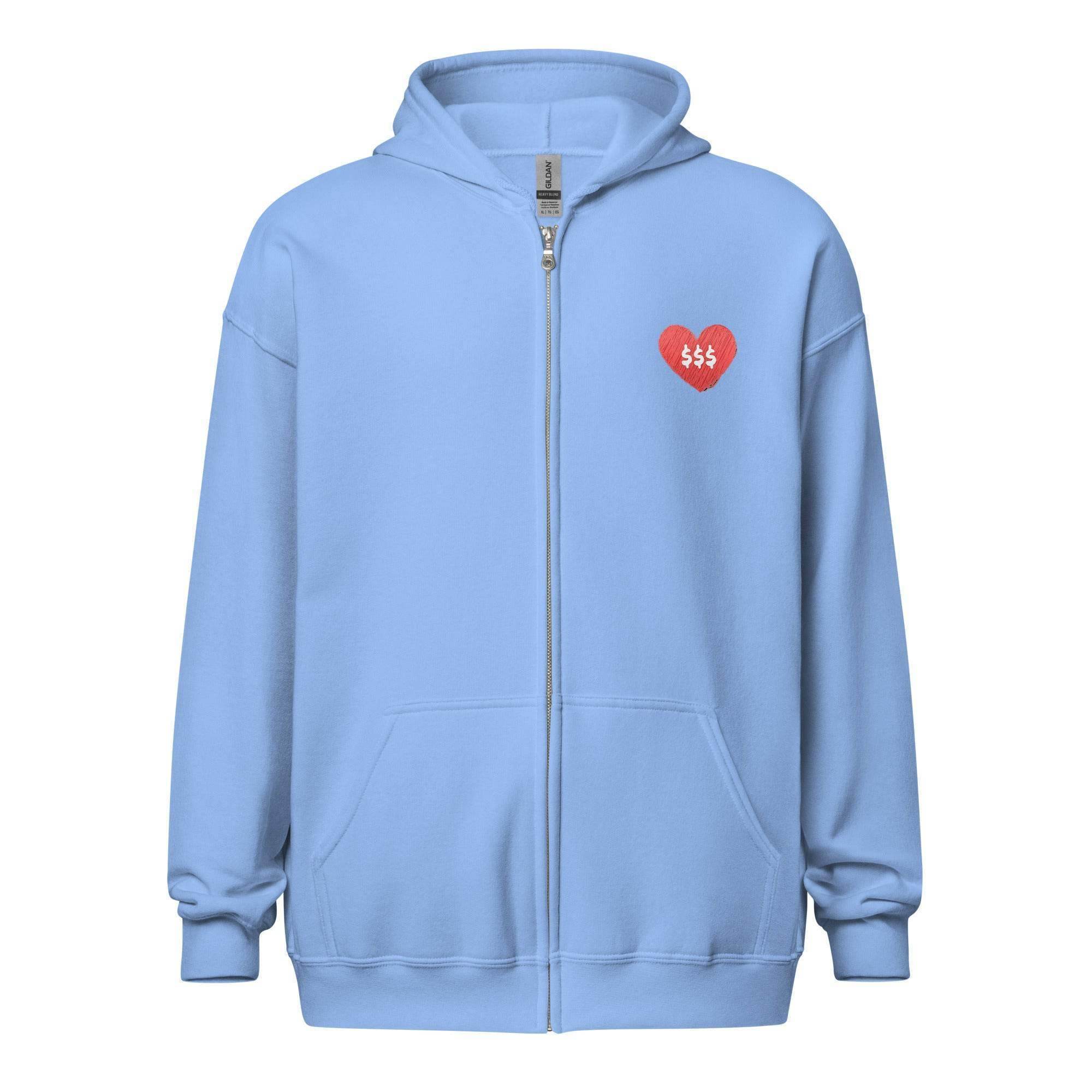 Dirty Money Zip Up Hoodie - InvestmenTees