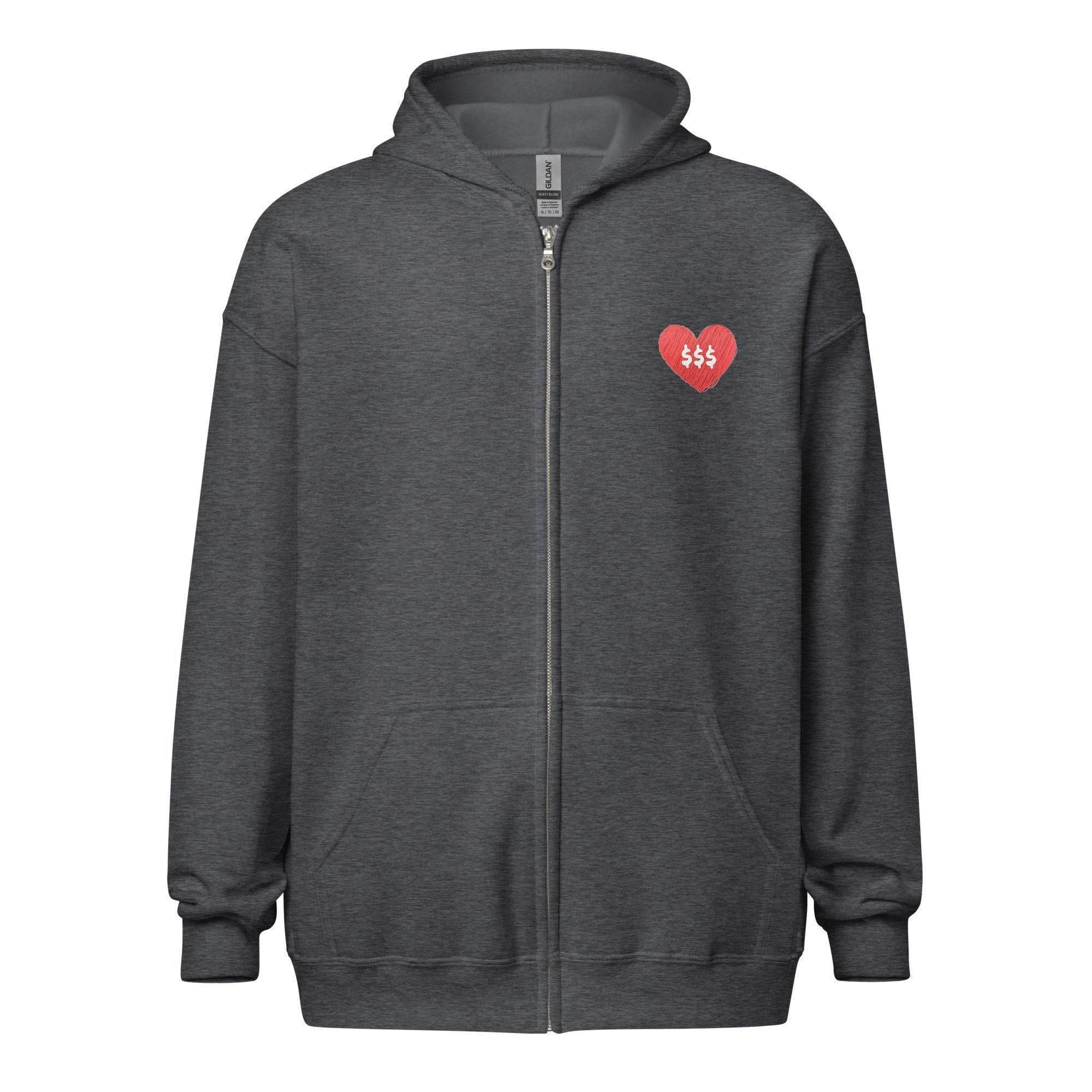Dirty Money Zip Up Hoodie - InvestmenTees