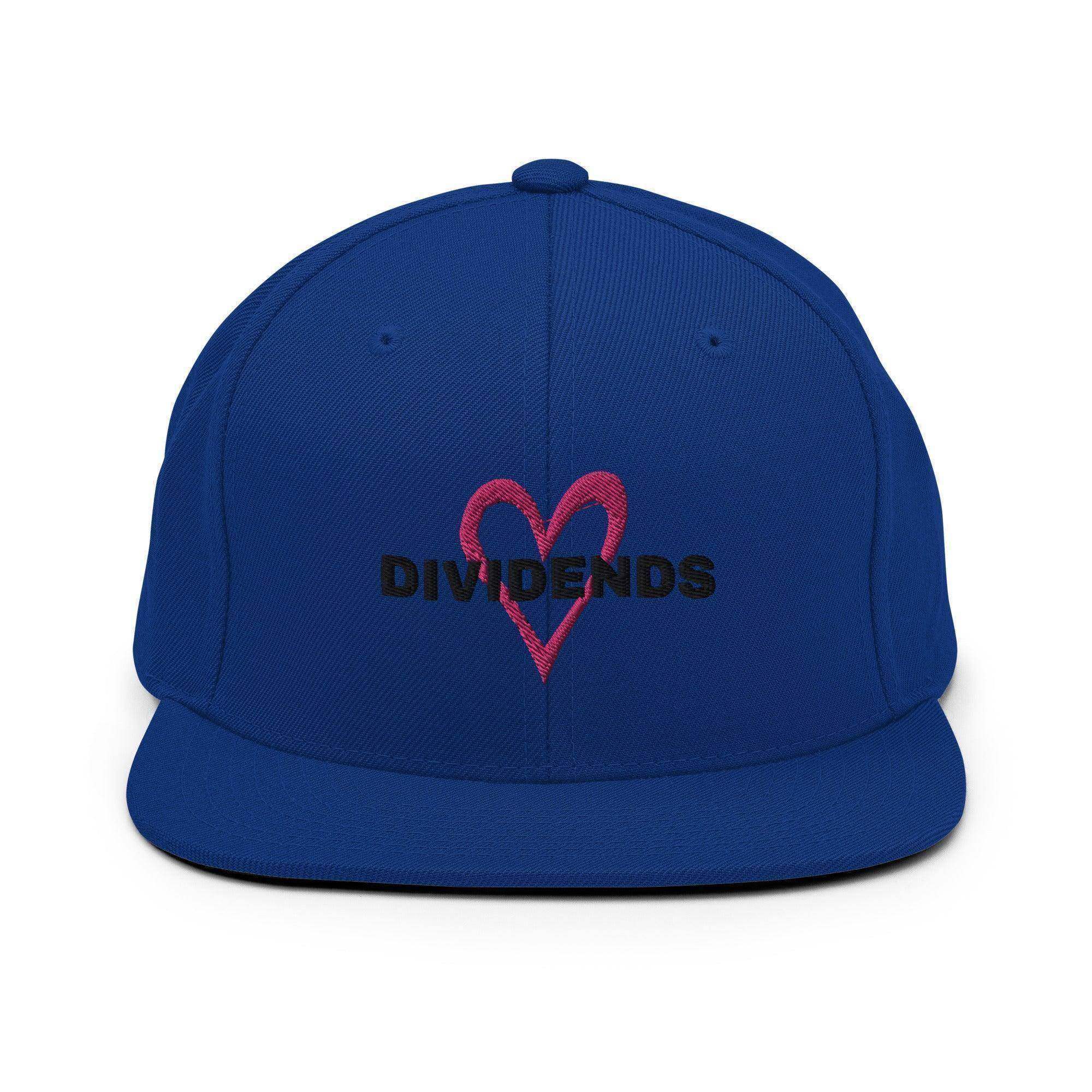 Dividends Love Snapback Hat - InvestmenTees
