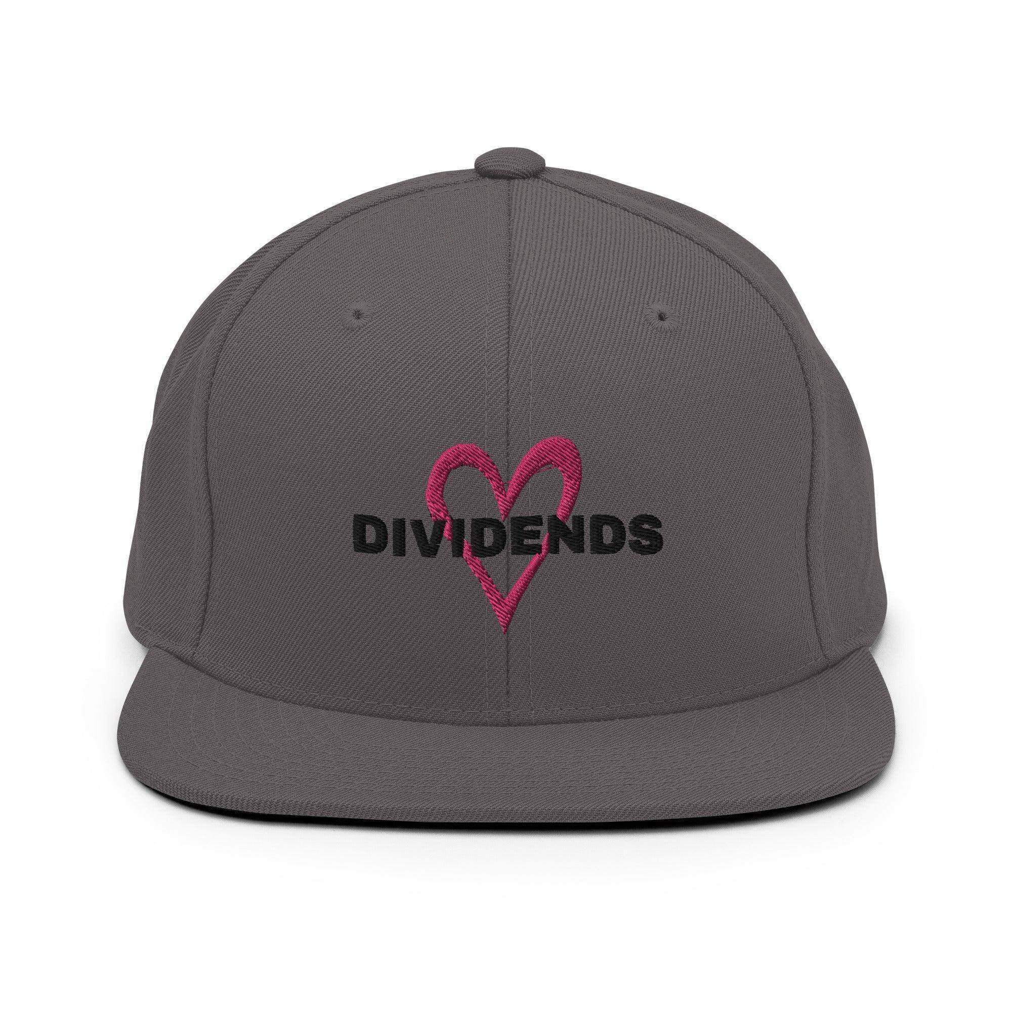 Dividends Love Snapback Hat - InvestmenTees