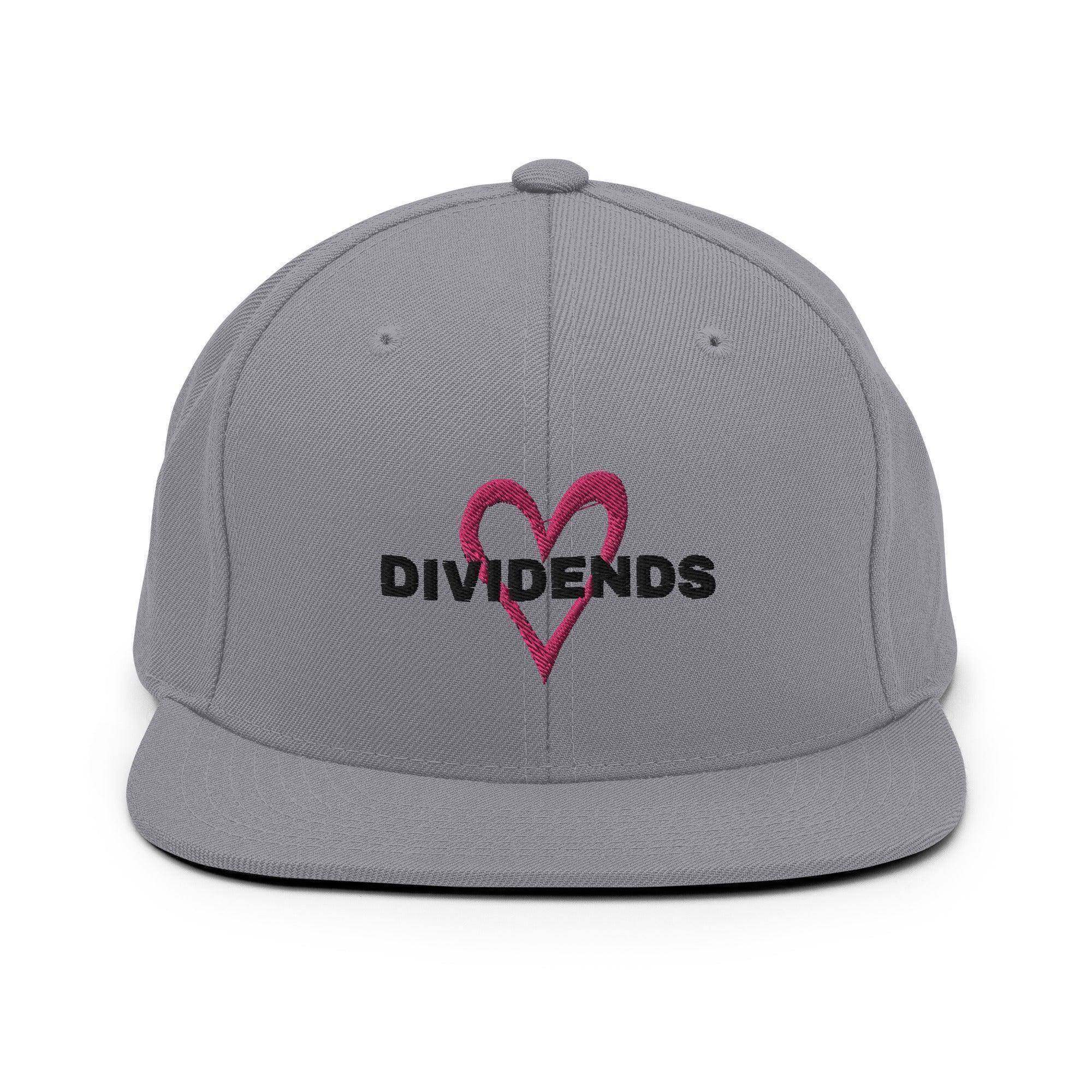 Dividends Love Snapback Hat - InvestmenTees