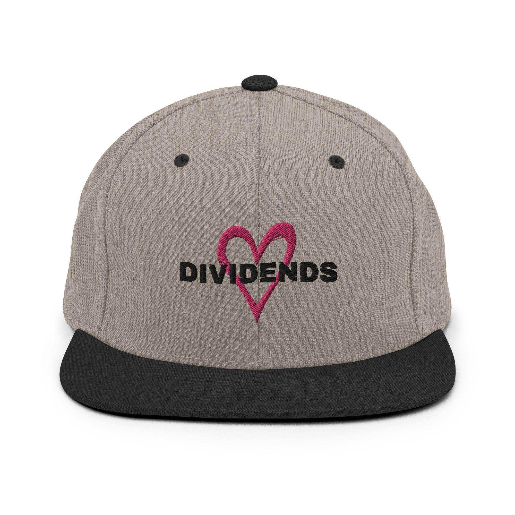 Dividends Love Snapback Hat - InvestmenTees