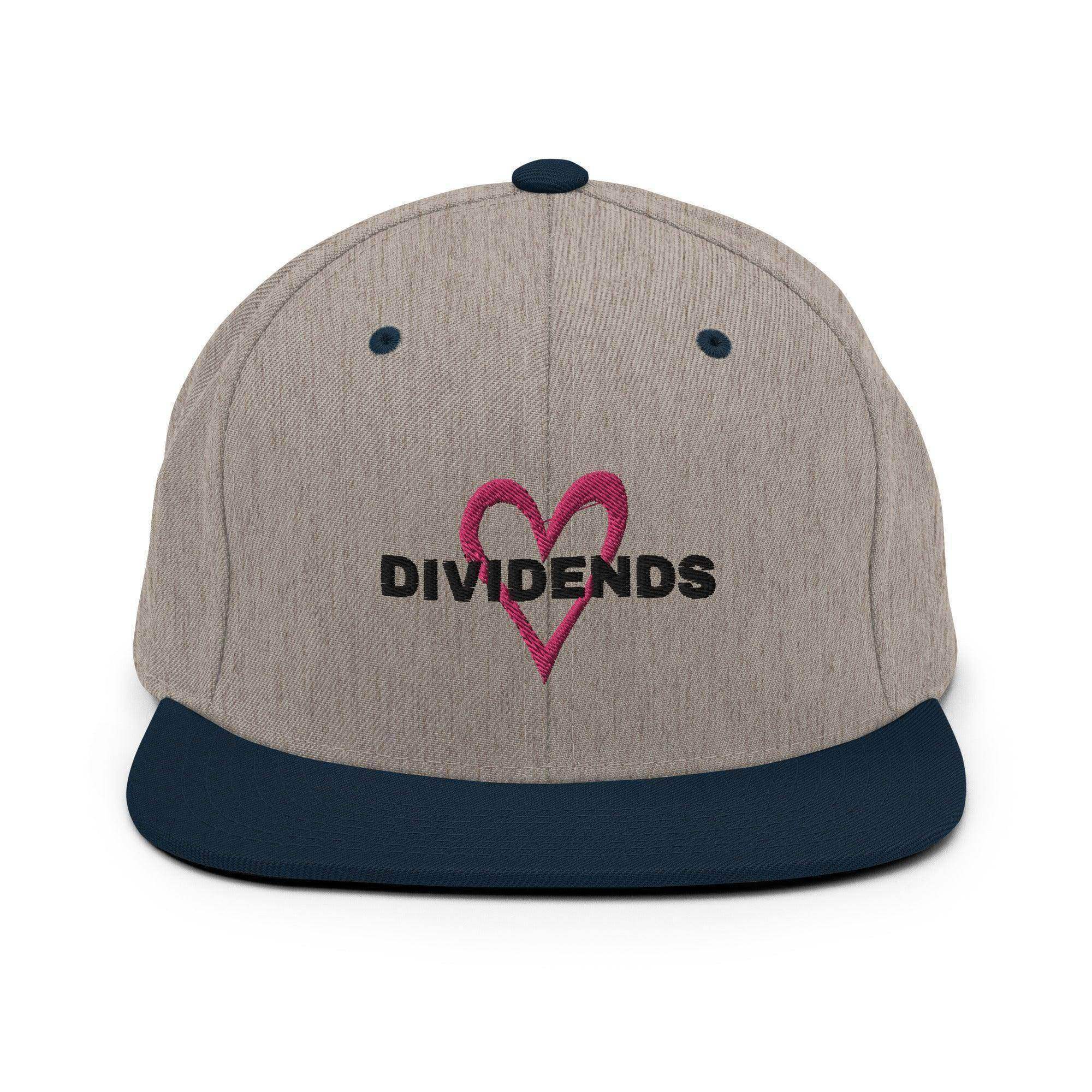 Dividends Love Snapback Hat - InvestmenTees