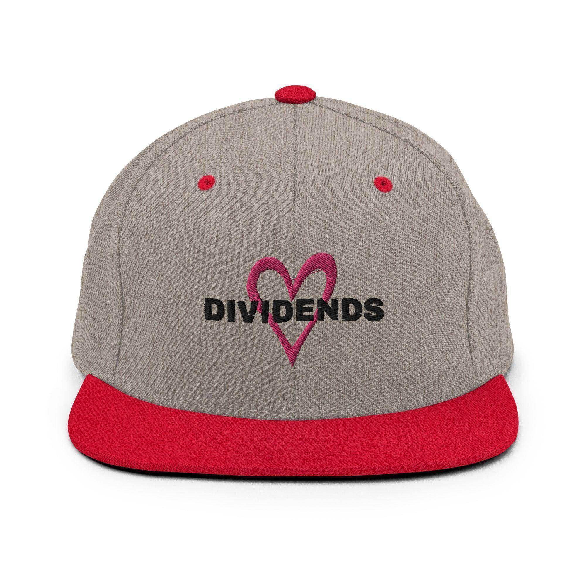 Dividends Love Snapback Hat - InvestmenTees