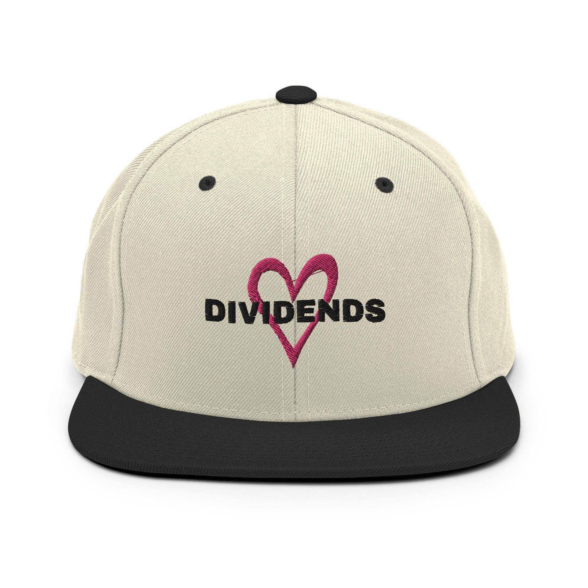 Dividends Love Snapback Hat - InvestmenTees