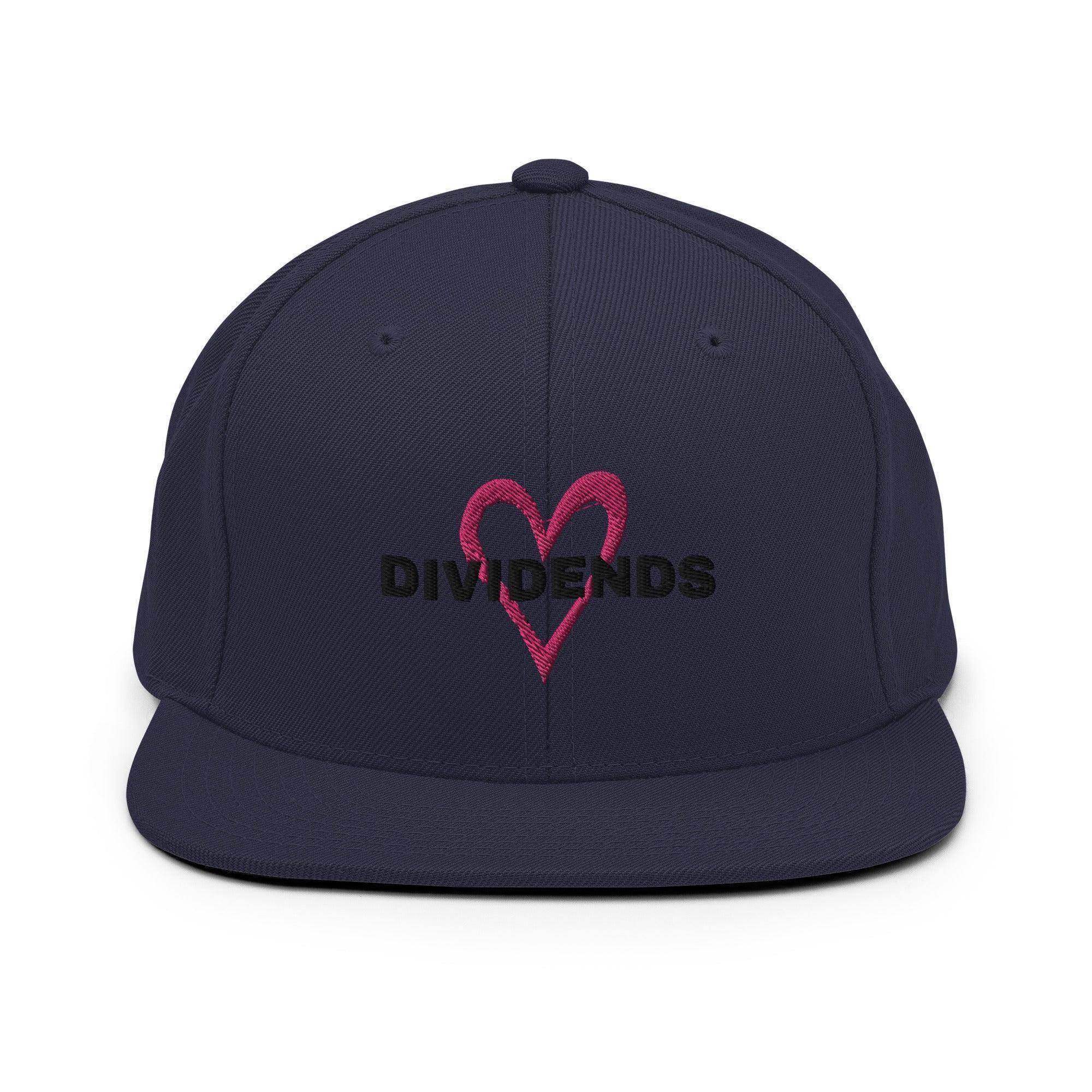 Dividends Love Snapback Hat - InvestmenTees