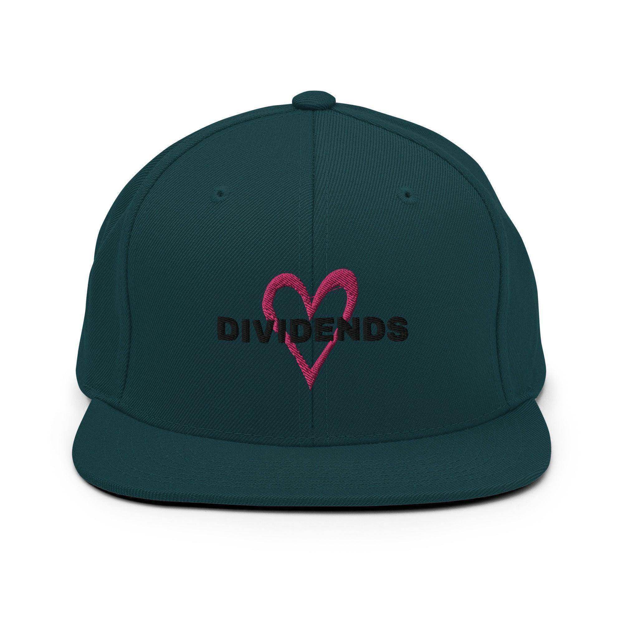 Dividends Love Snapback Hat - InvestmenTees