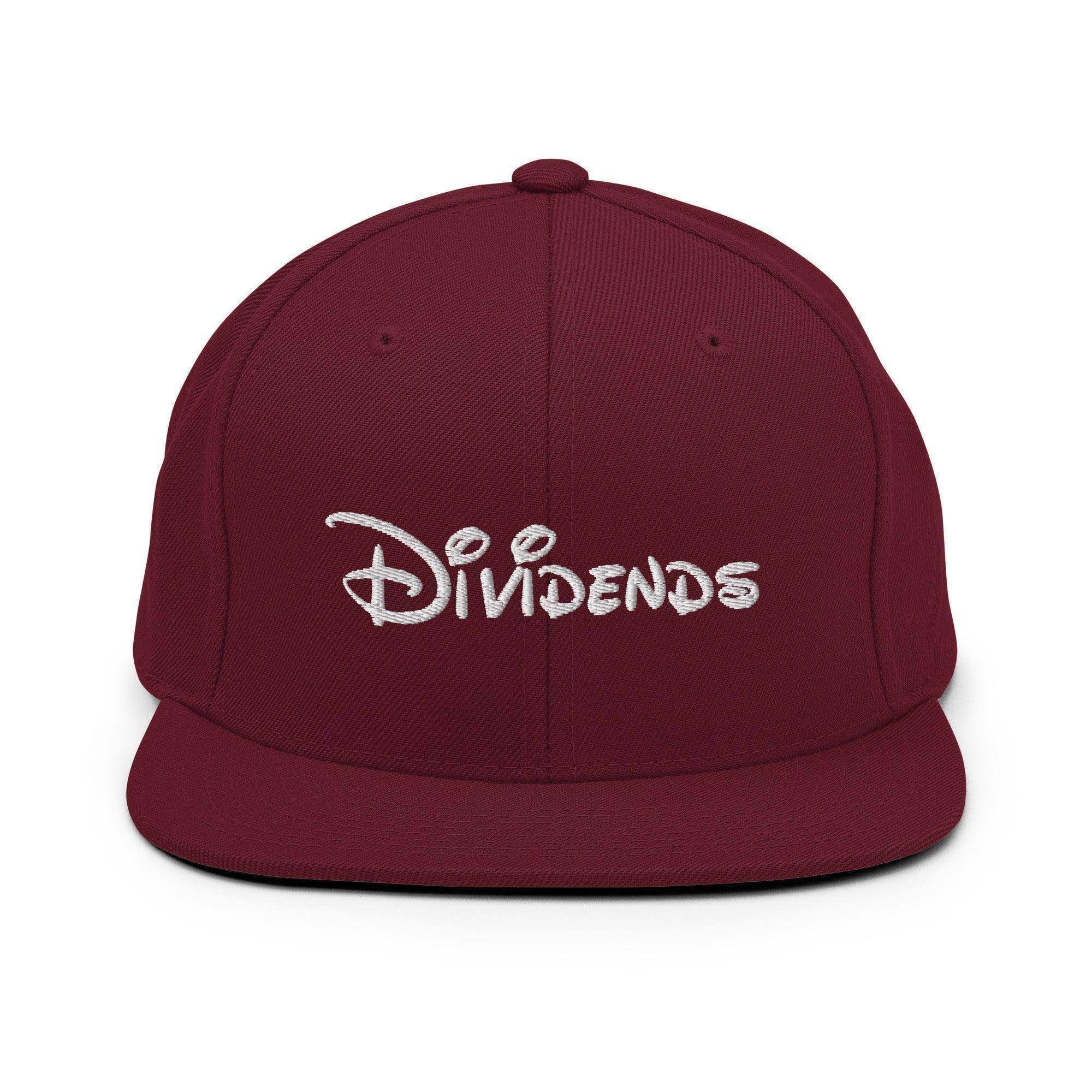 Dividends | Finance Snapback Hat - InvestmenTees