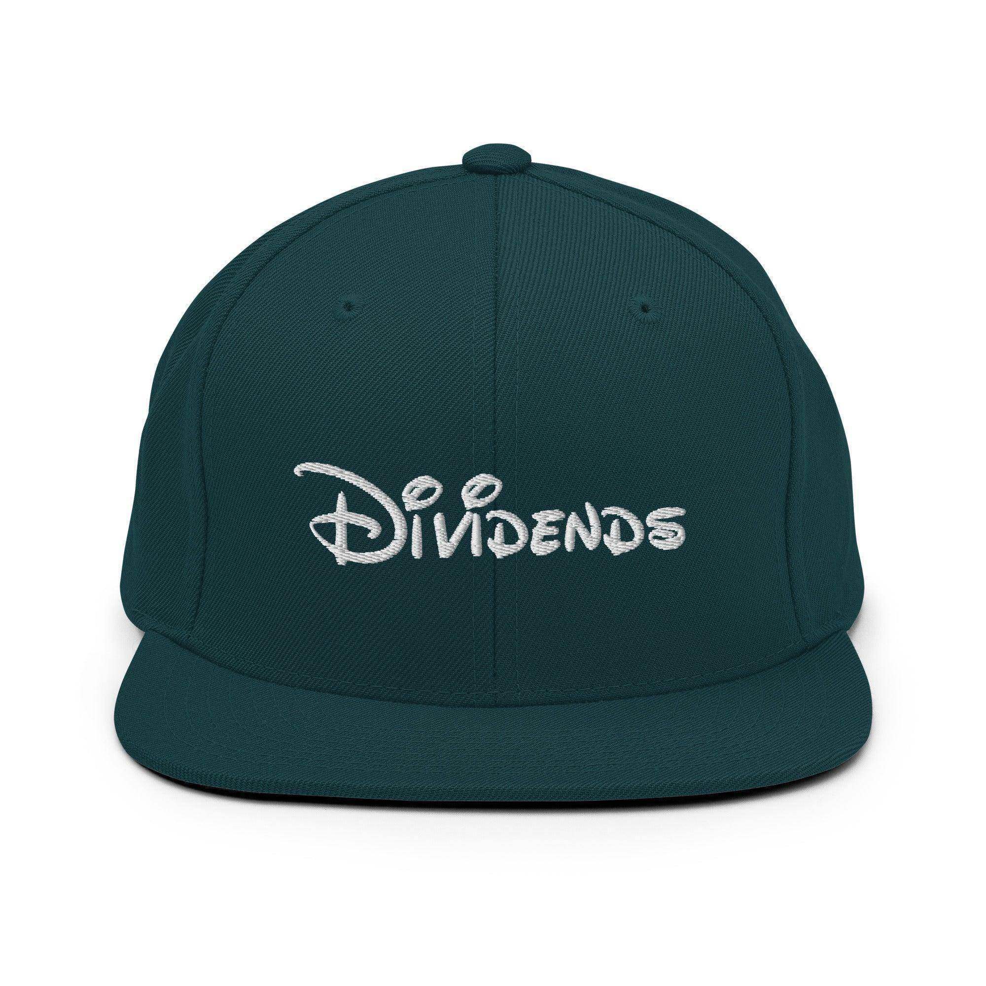 Dividends | Finance Snapback Hat - InvestmenTees