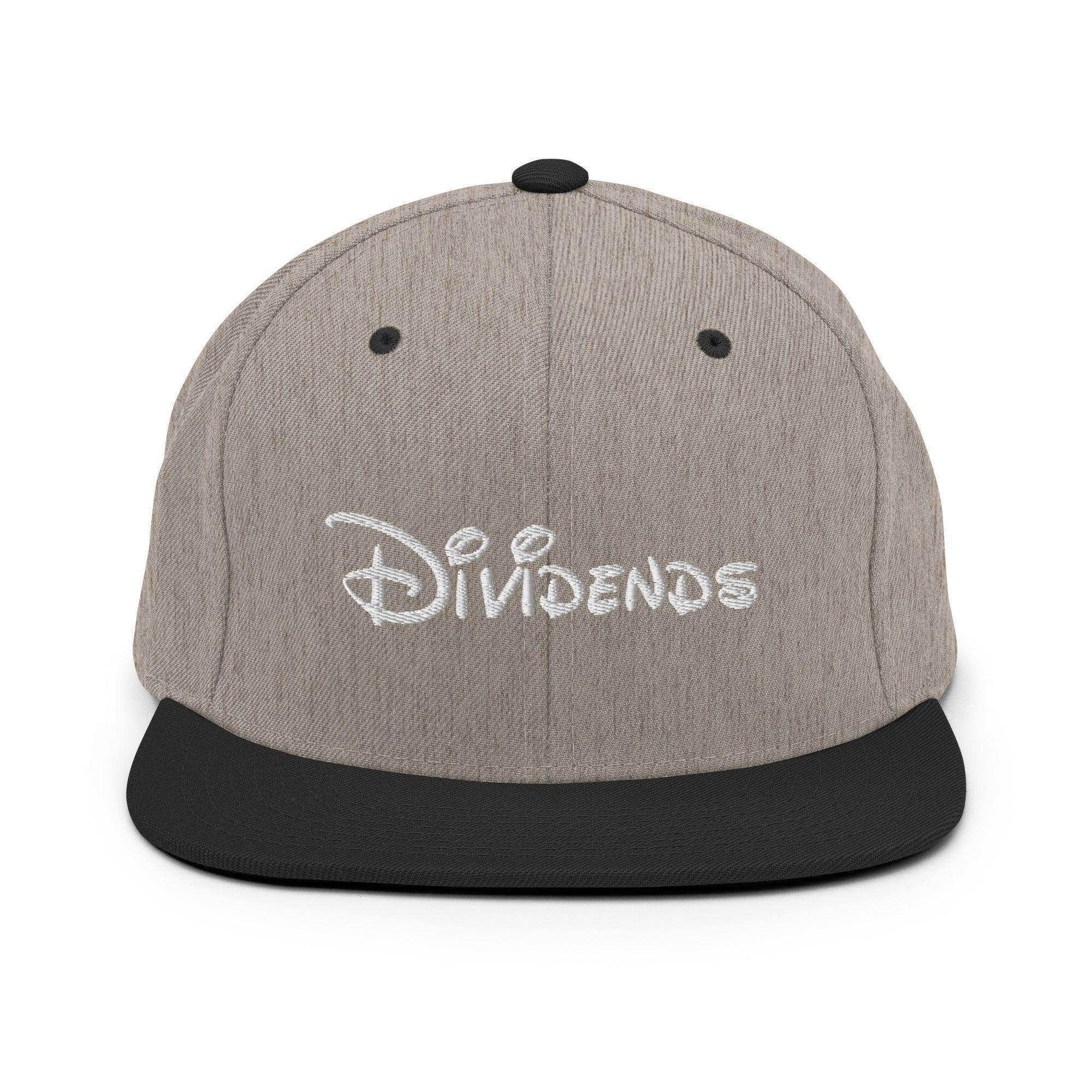 Dividends | Finance Snapback Hat - InvestmenTees