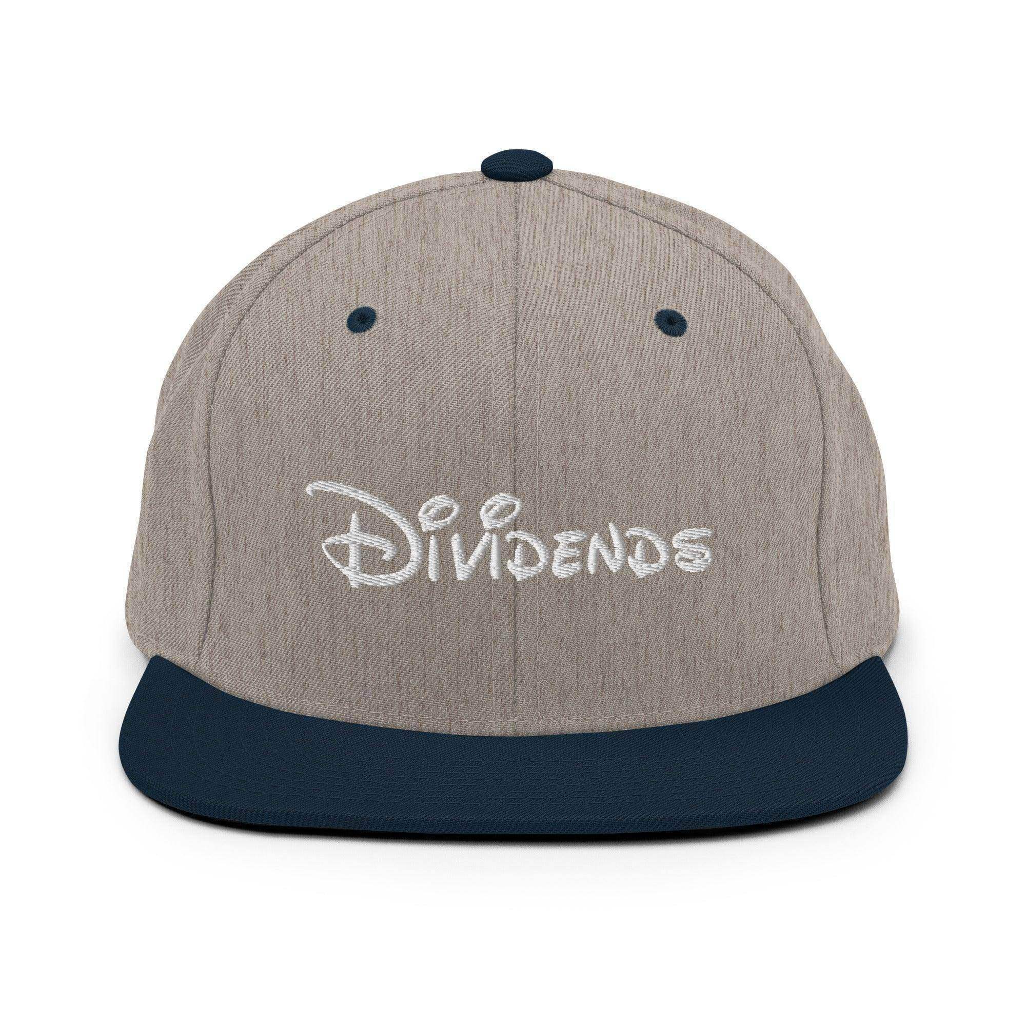 Dividends | Finance Snapback Hat - InvestmenTees