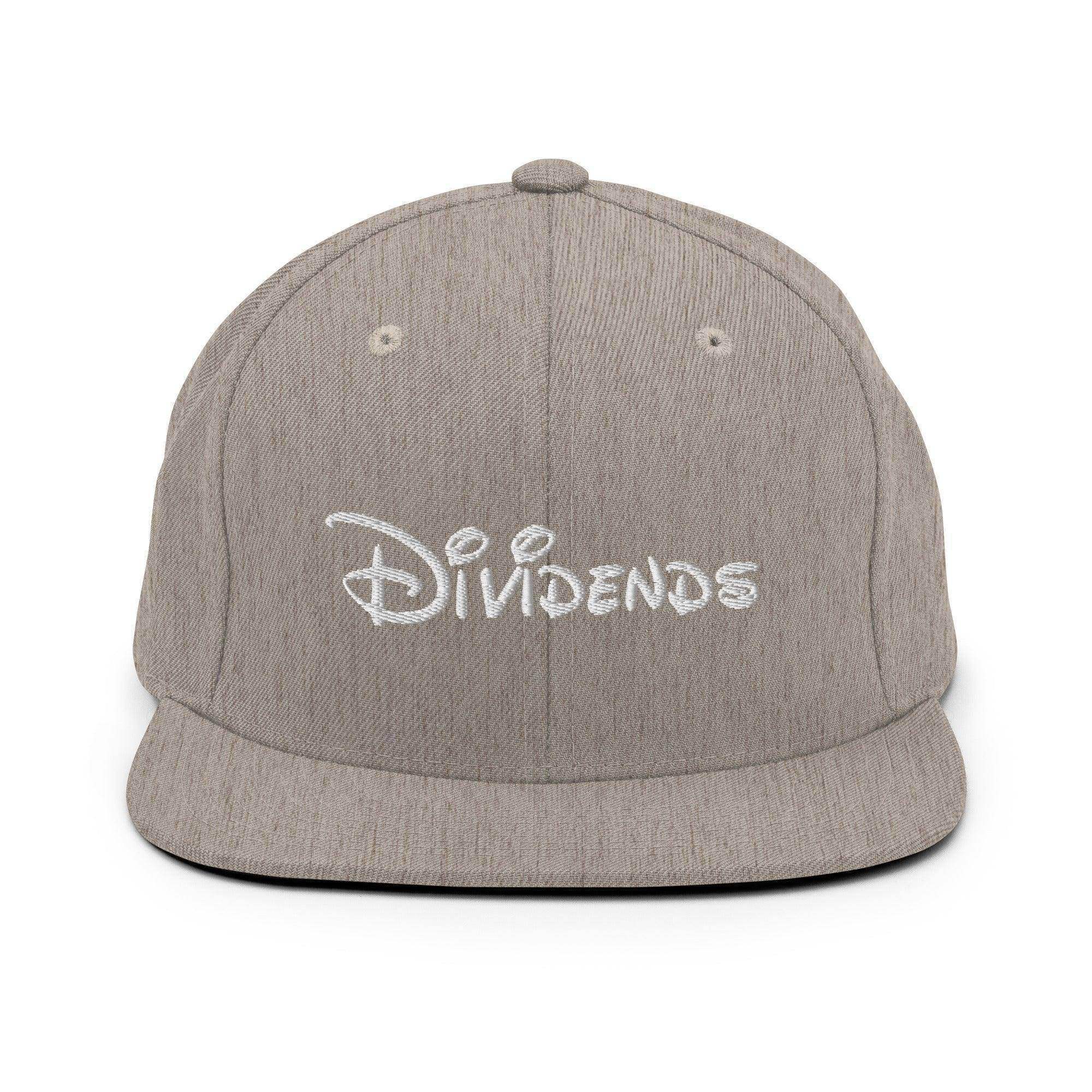 Dividends | Finance Snapback Hat - InvestmenTees
