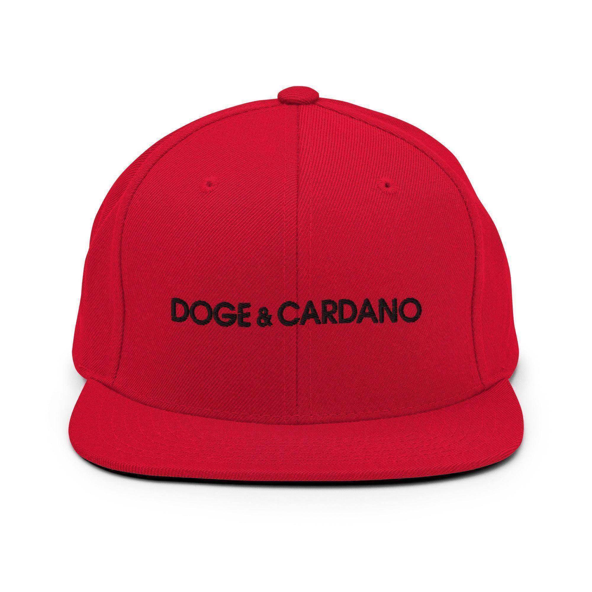 Doge & Cardano Snapback Hat - InvestmenTees