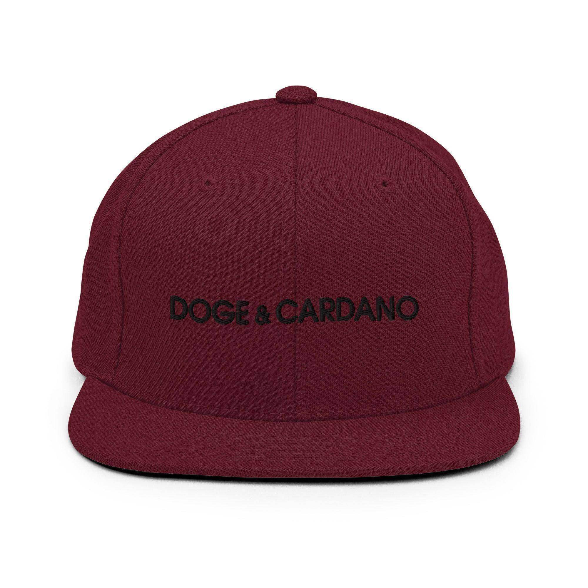 Doge & Cardano Snapback Hat - InvestmenTees